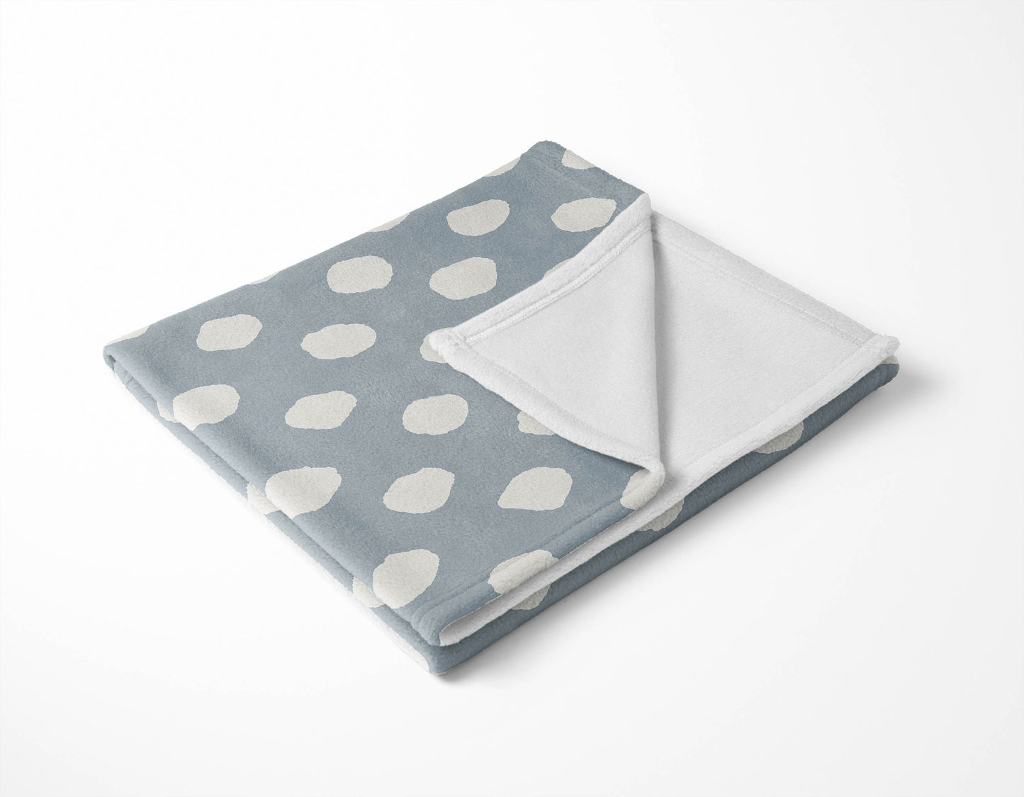 Large Dot Velveteen Fleece Blanket