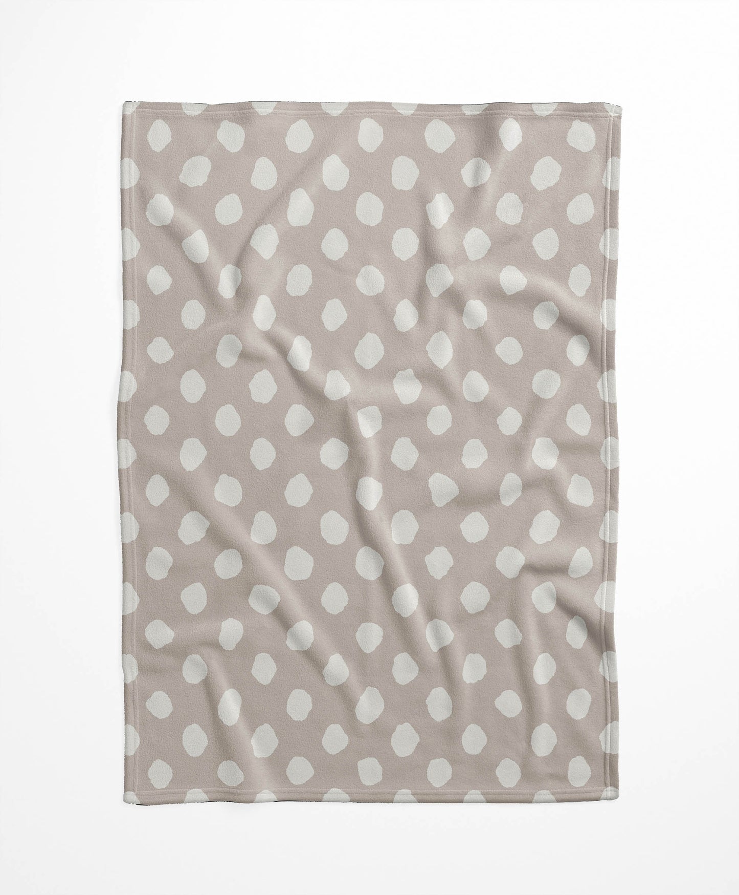 Large Dot Velveteen Fleece Blanket