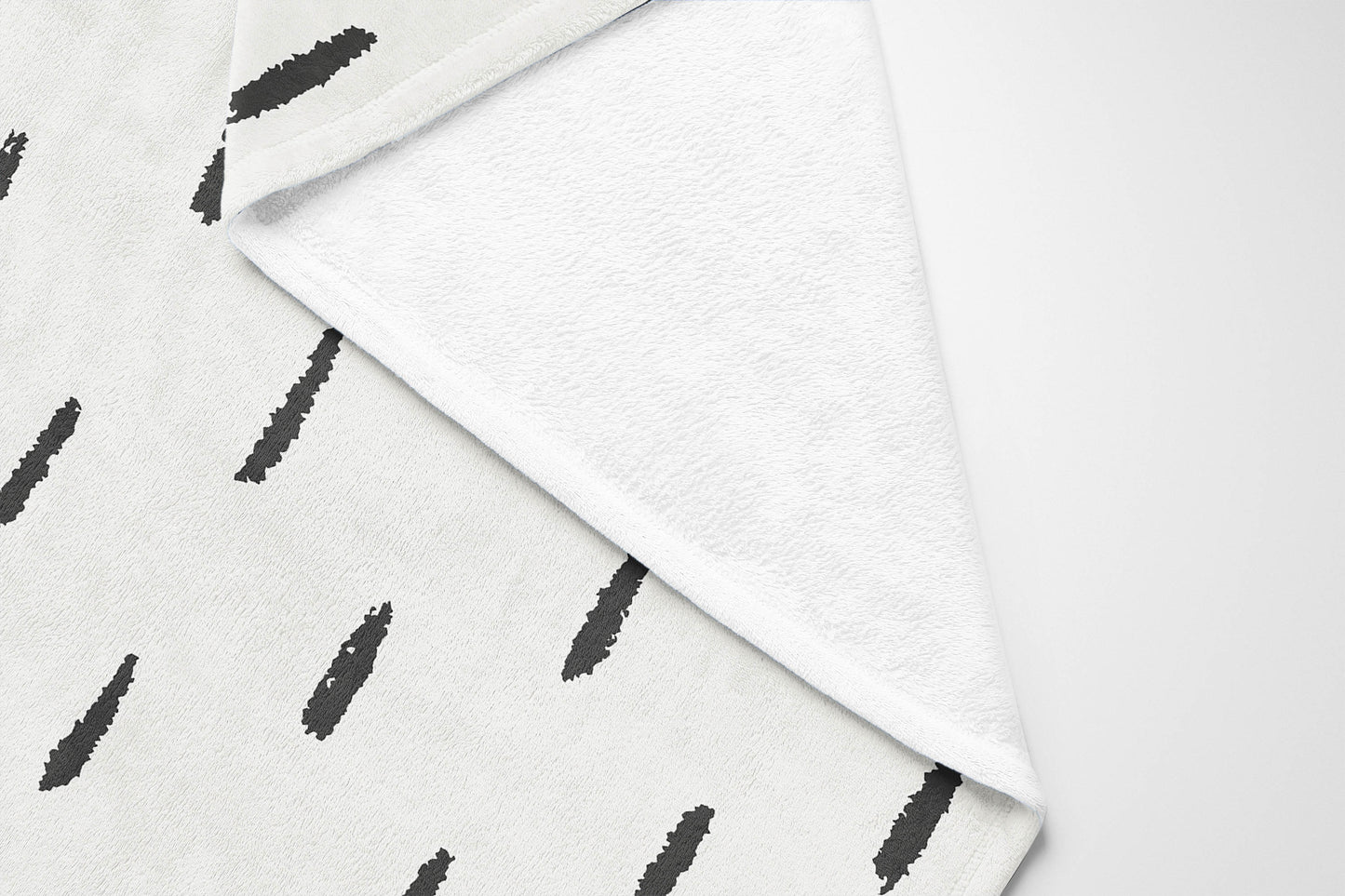 Long Drop Velveteen Fleece Blanket