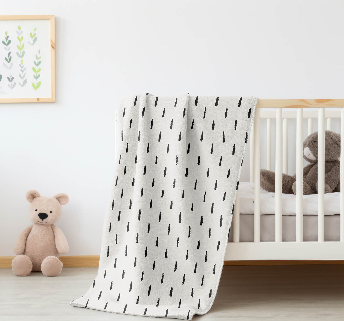 Long Drop Velveteen Fleece Blanket
