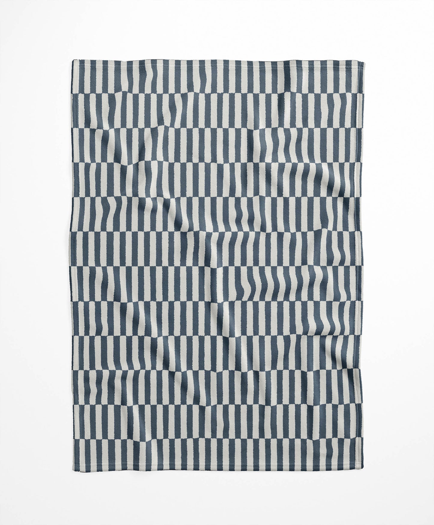 Off Stripe Velveteen Fleece Blanket
