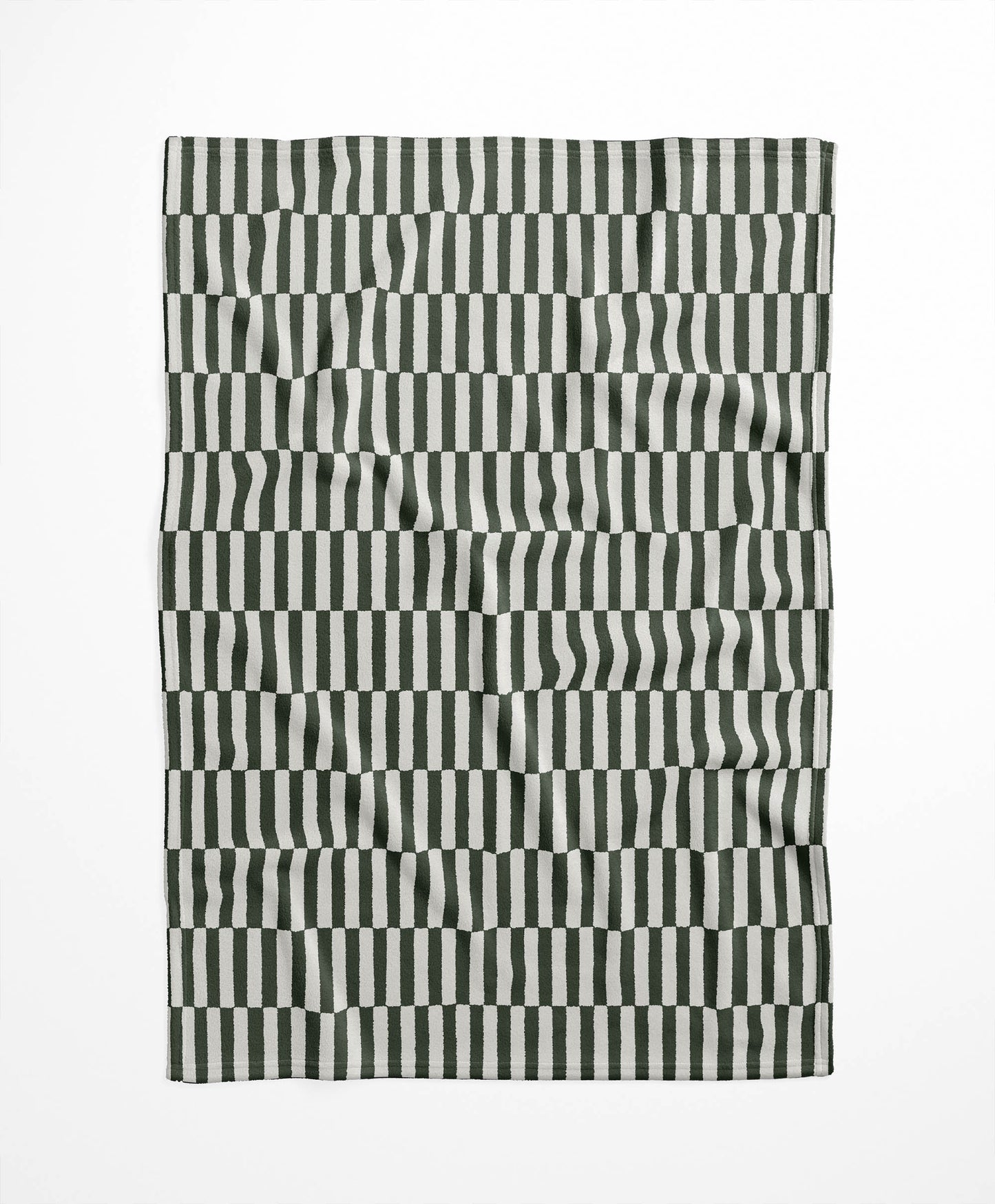 Off Stripe Velveteen Fleece Blanket
