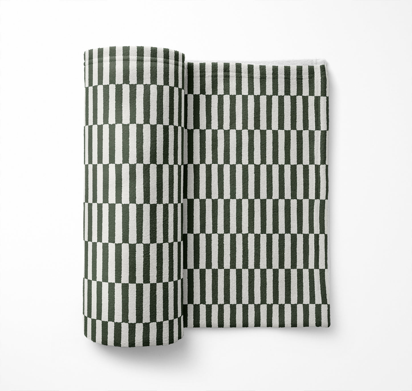 Off Stripe Velveteen Fleece Blanket