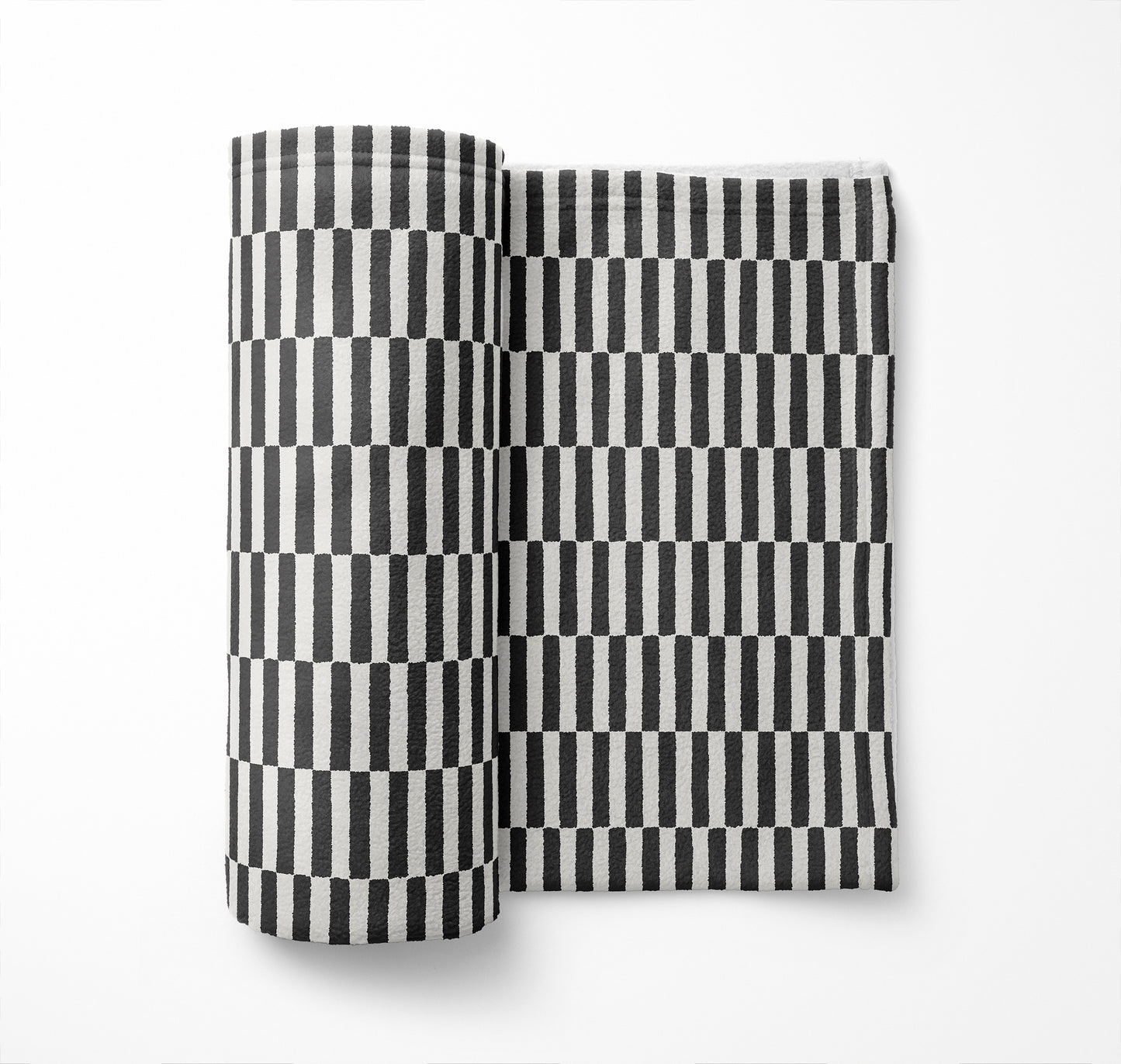 Off Stripe Velveteen Fleece Blanket