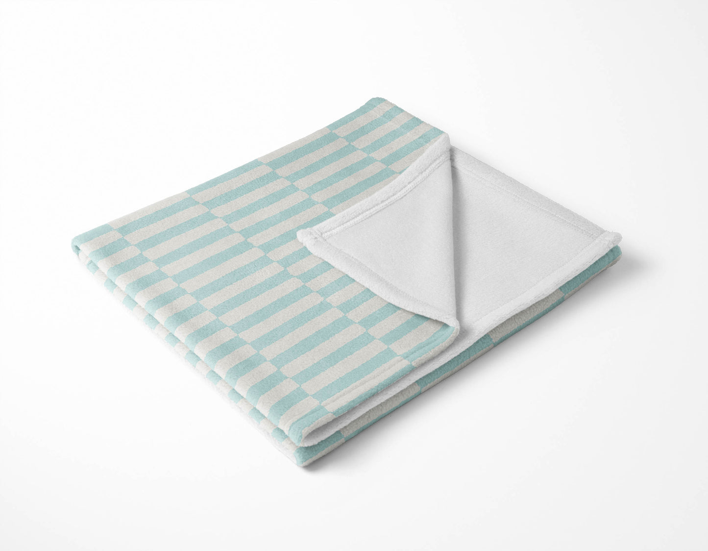 Off Stripe Velveteen Fleece Blanket