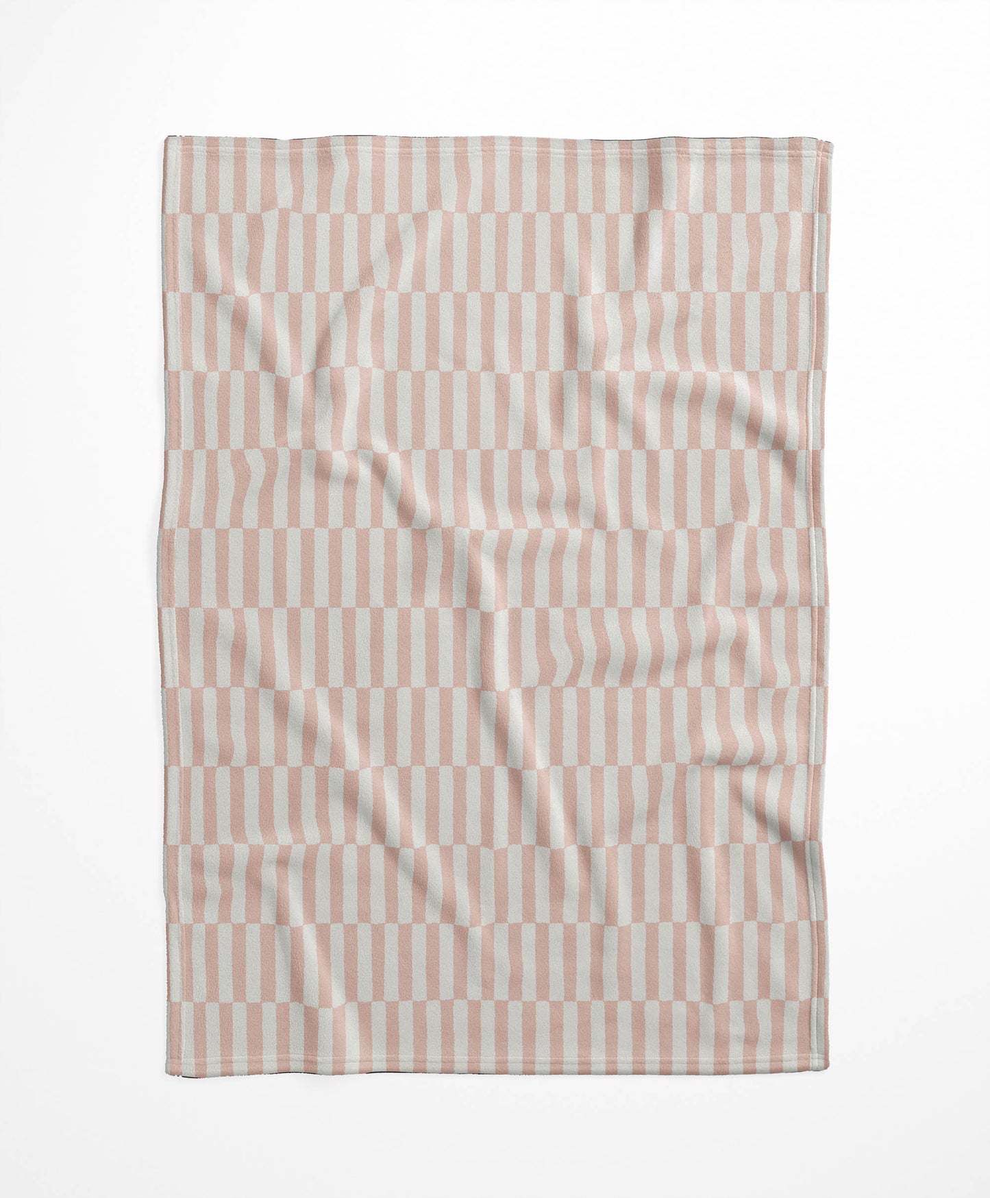 Off Stripe Velveteen Fleece Blanket