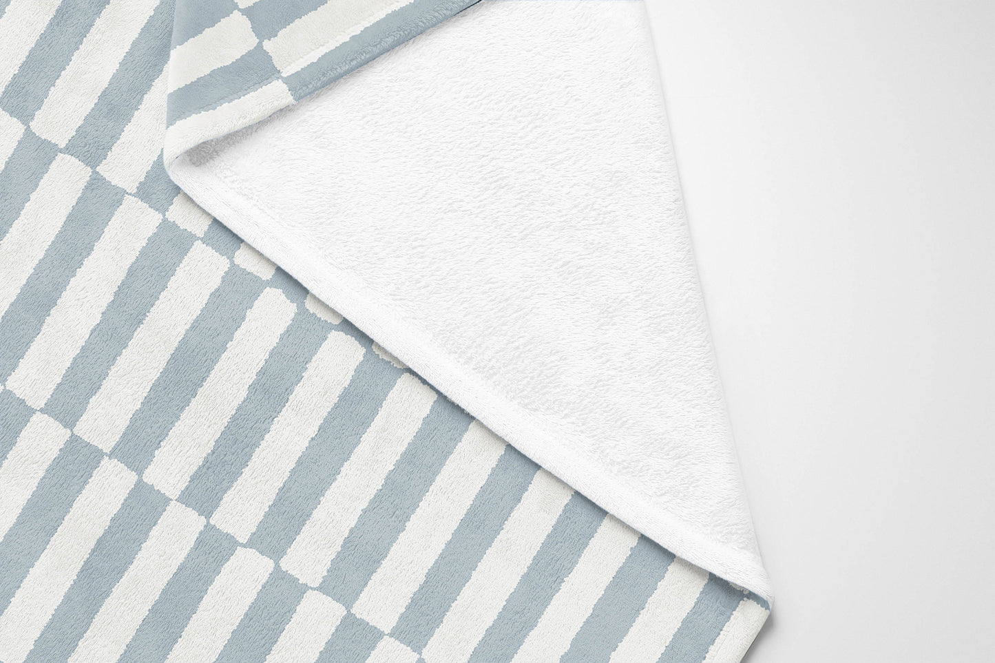 Off Stripe Velveteen Fleece Blanket