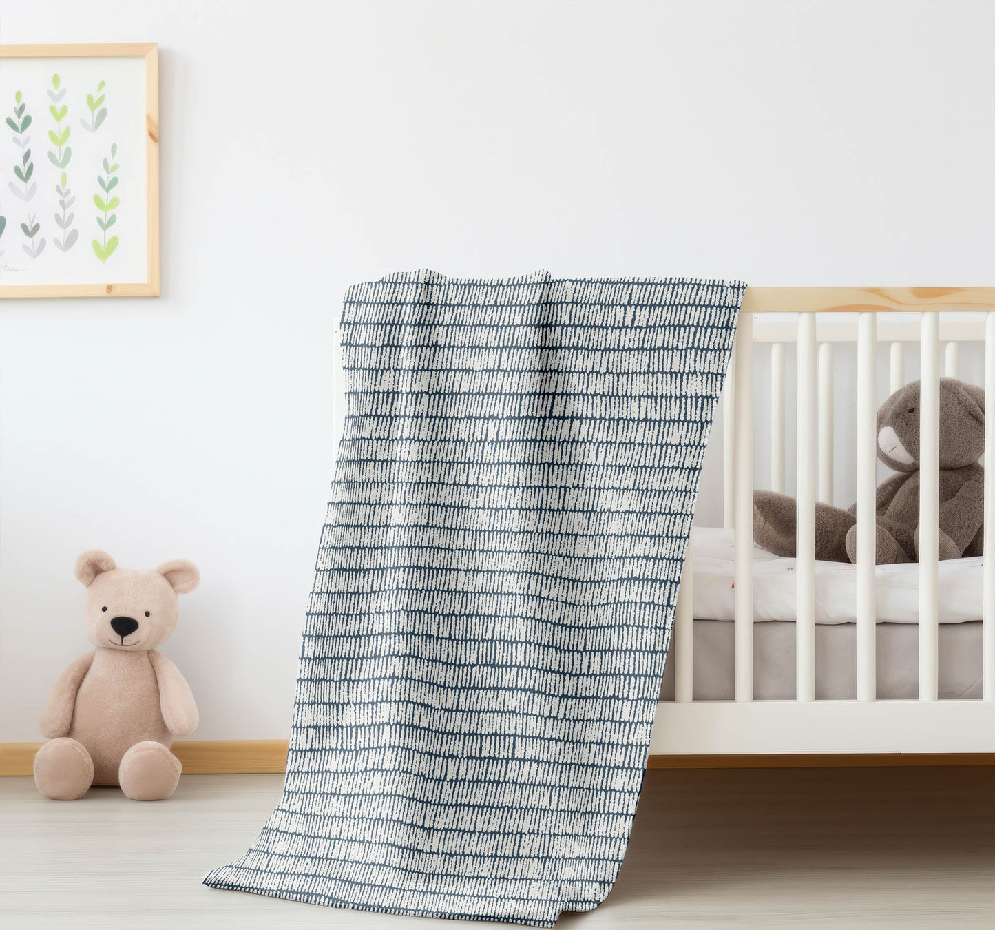 Ricky Row Velveteen Fleece Blanket