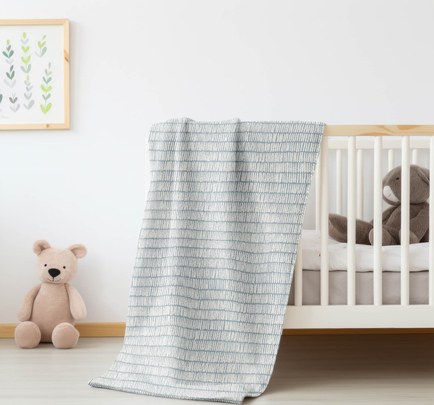 Ricky Row Velveteen Fleece Blanket