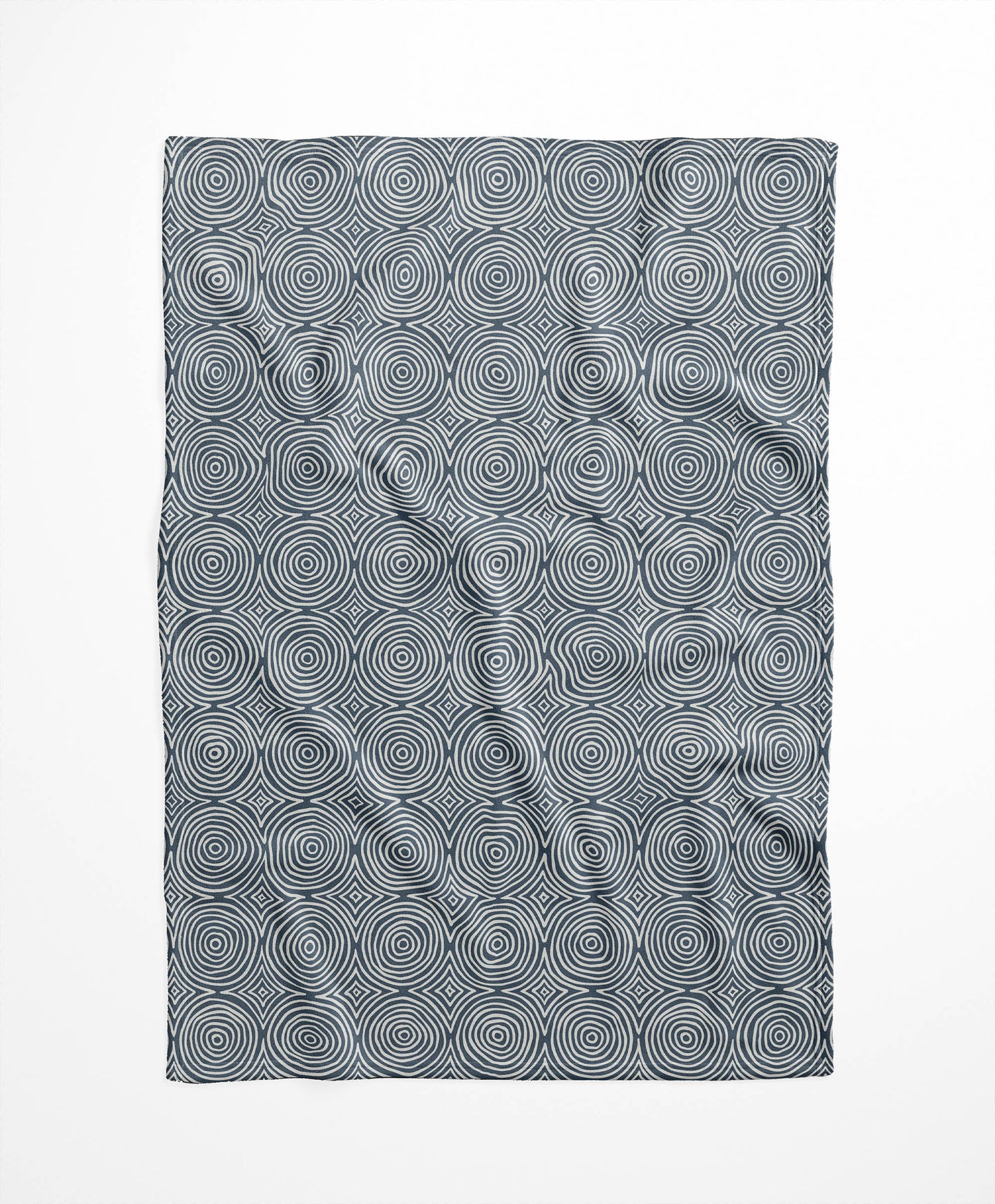 Rolling Circles Velveteen Fleece Blanket