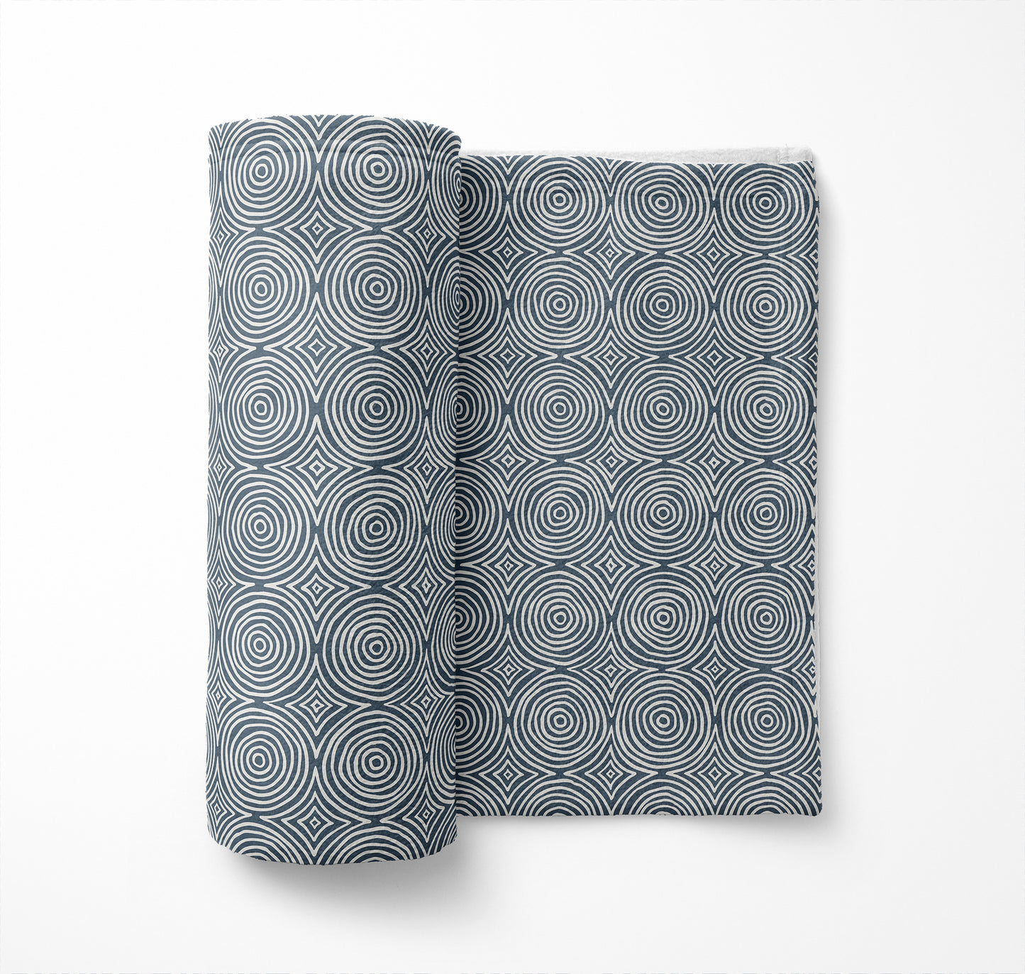 Rolling Circles Velveteen Fleece Blanket
