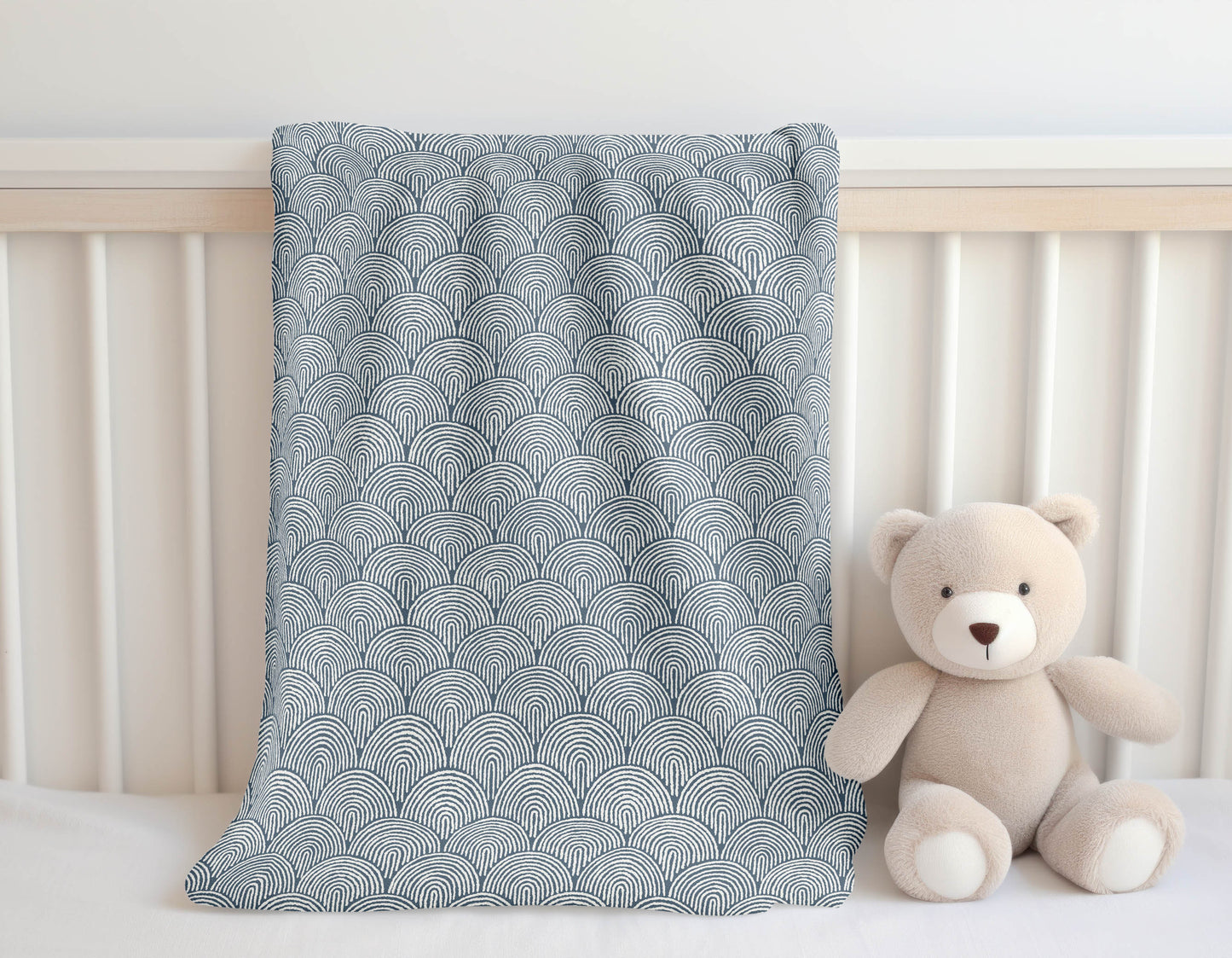 Rolling Humps Velveteen Fleece Blanket