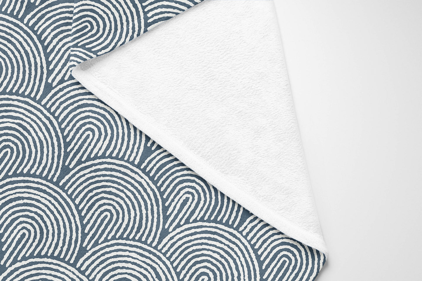 Rolling Humps Velveteen Fleece Blanket