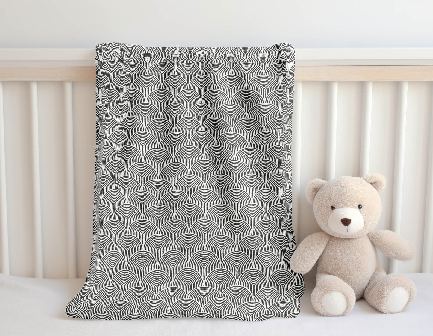 Rolling Humps Velveteen Fleece Blanket
