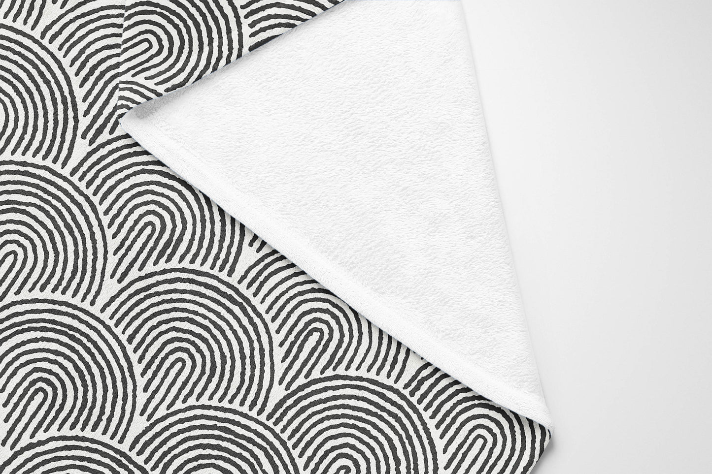 Rolling Humps Velveteen Fleece Blanket