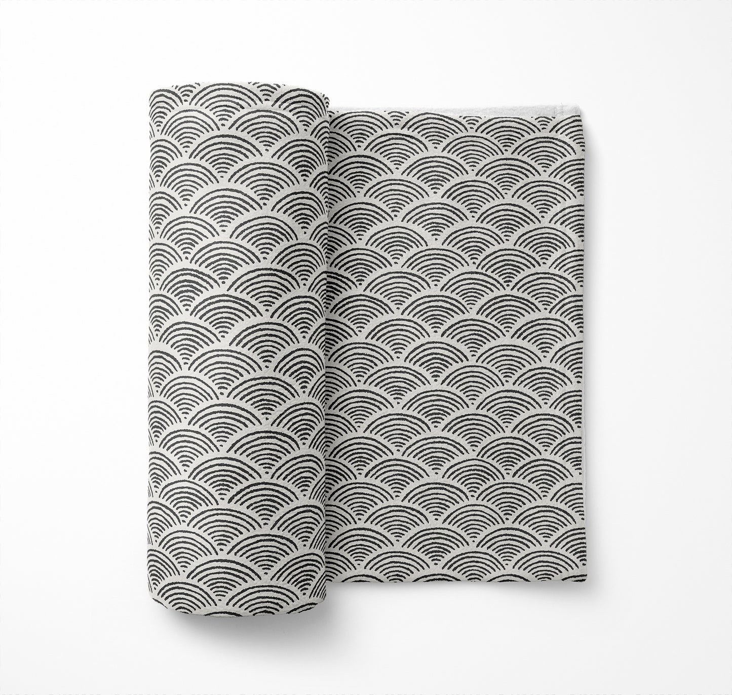 Rolling Waves Velveteen Fleece Blanket