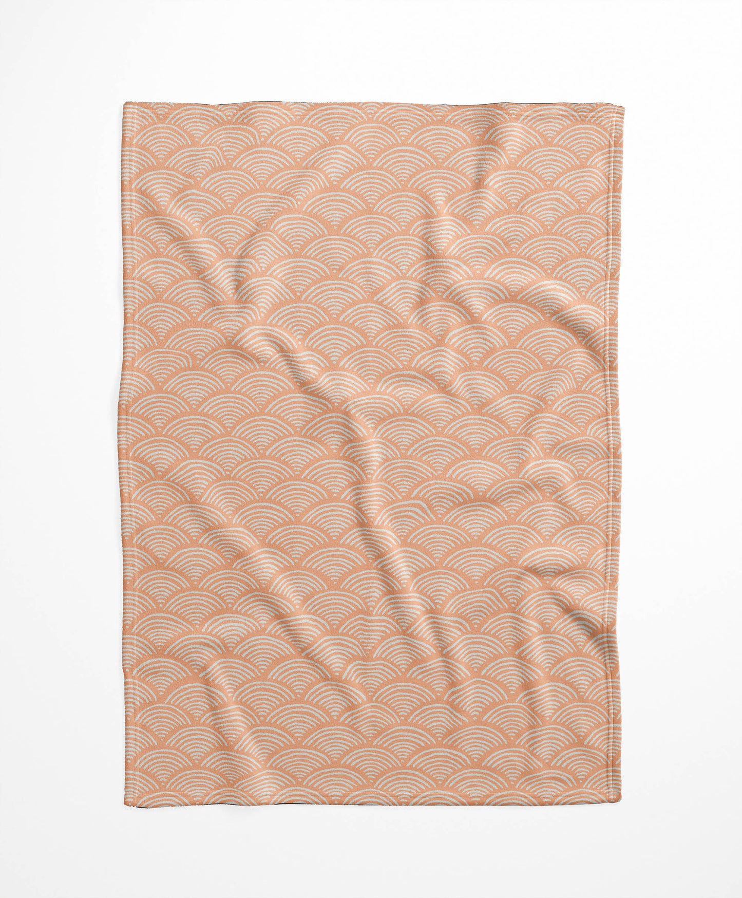Rolling Waves Velveteen Fleece Blanket