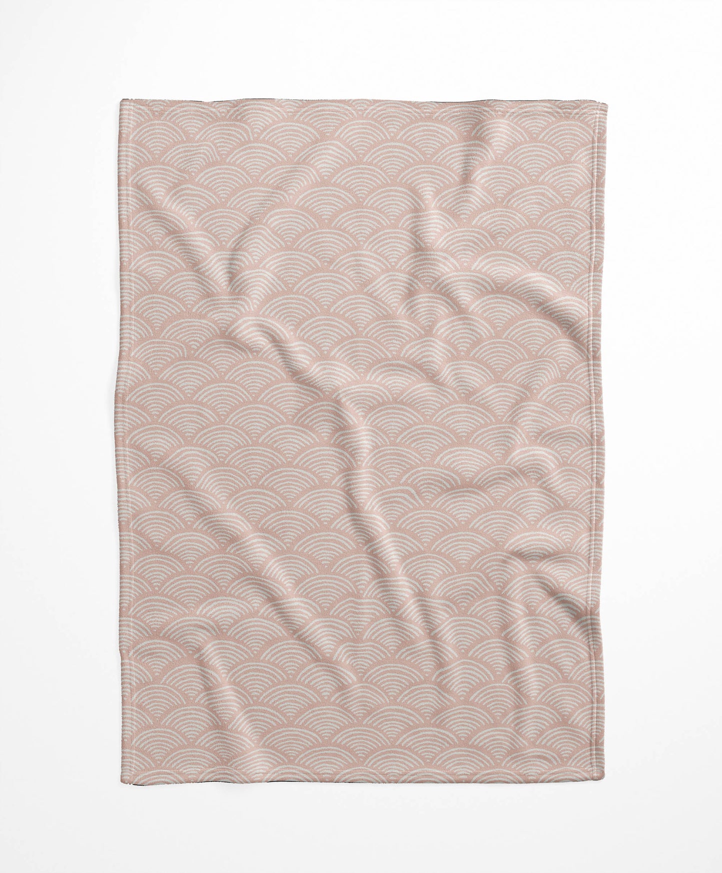 Rolling Waves Velveteen Fleece Blanket