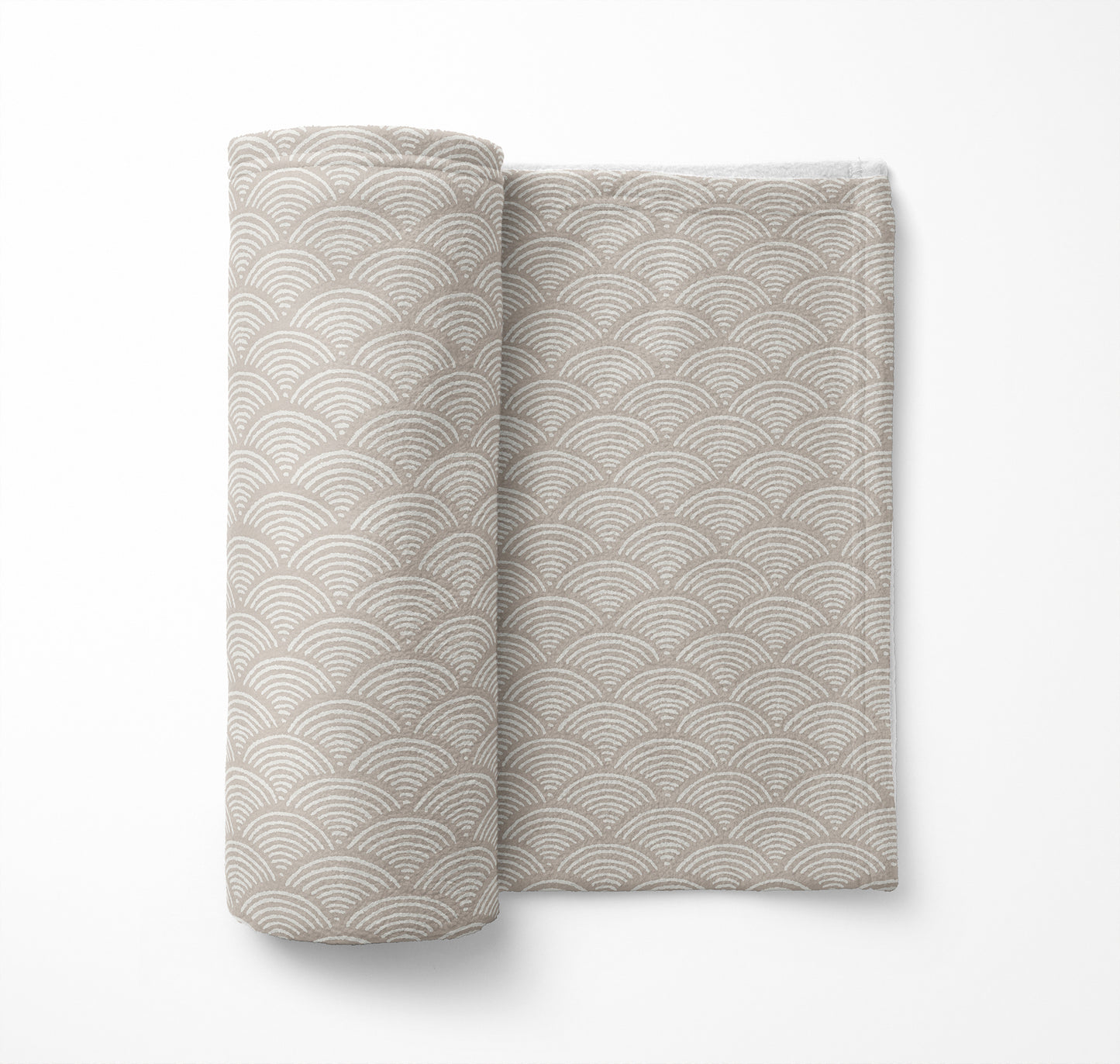 Rolling Waves Velveteen Fleece Blanket