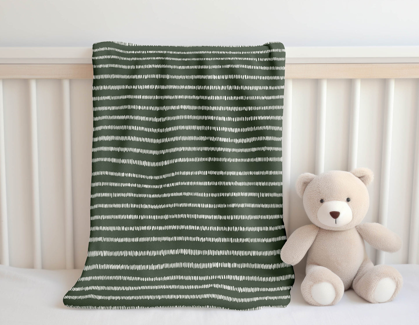 Scatter Row Velveteen Fleece Blanket