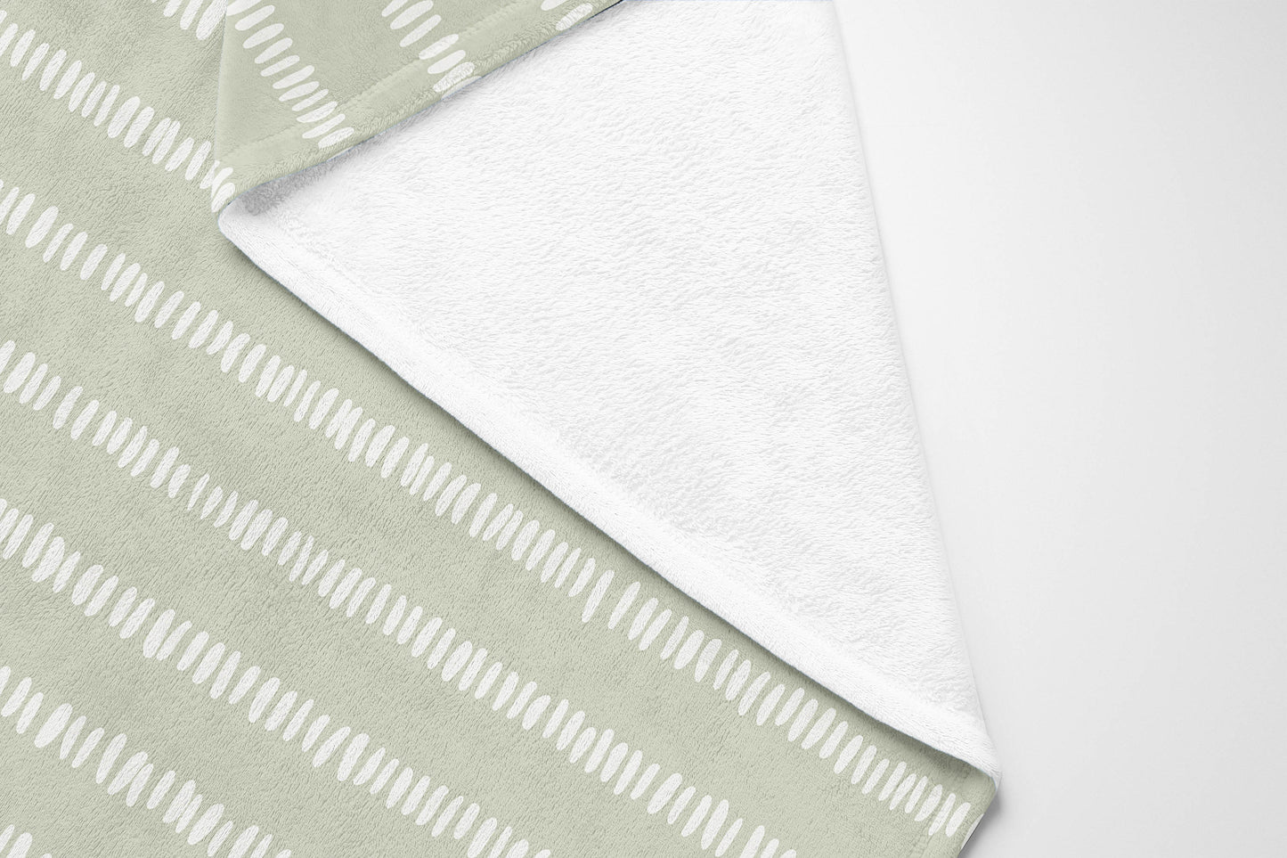 Scatter Row Velveteen Fleece Blanket