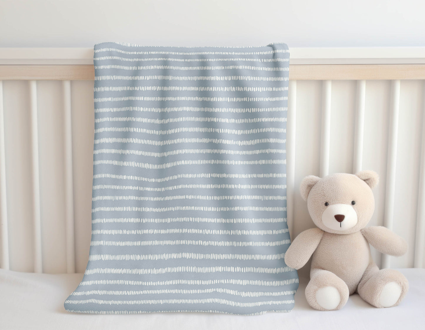 Scatter Row Velveteen Fleece Blanket
