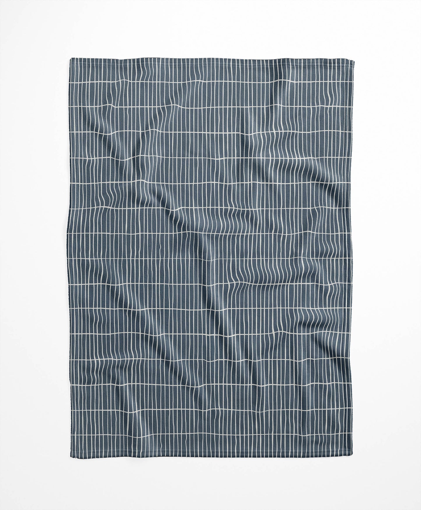 Snow Fence Velveteen Fleece Blanket