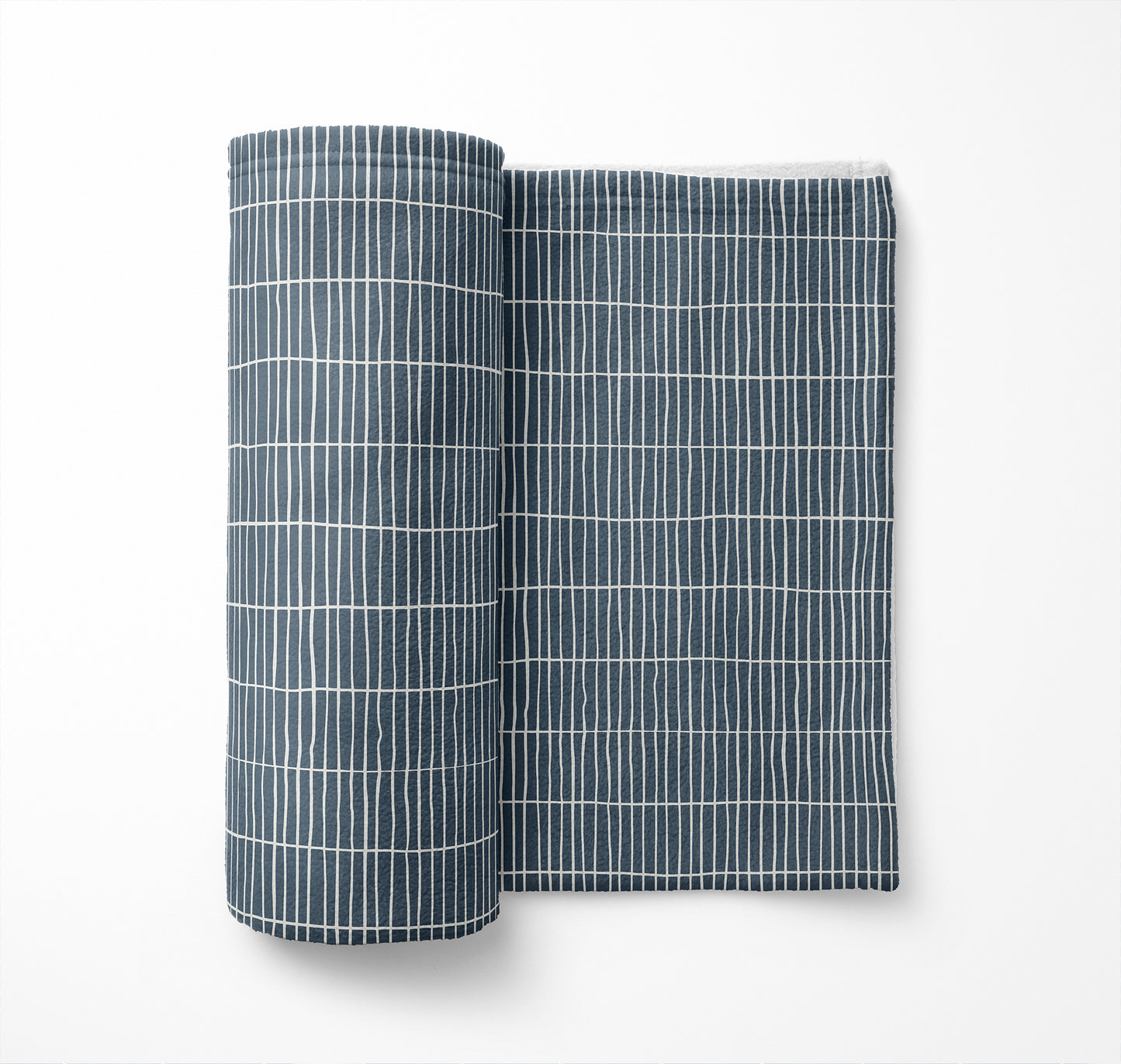 Snow Fence Velveteen Fleece Blanket