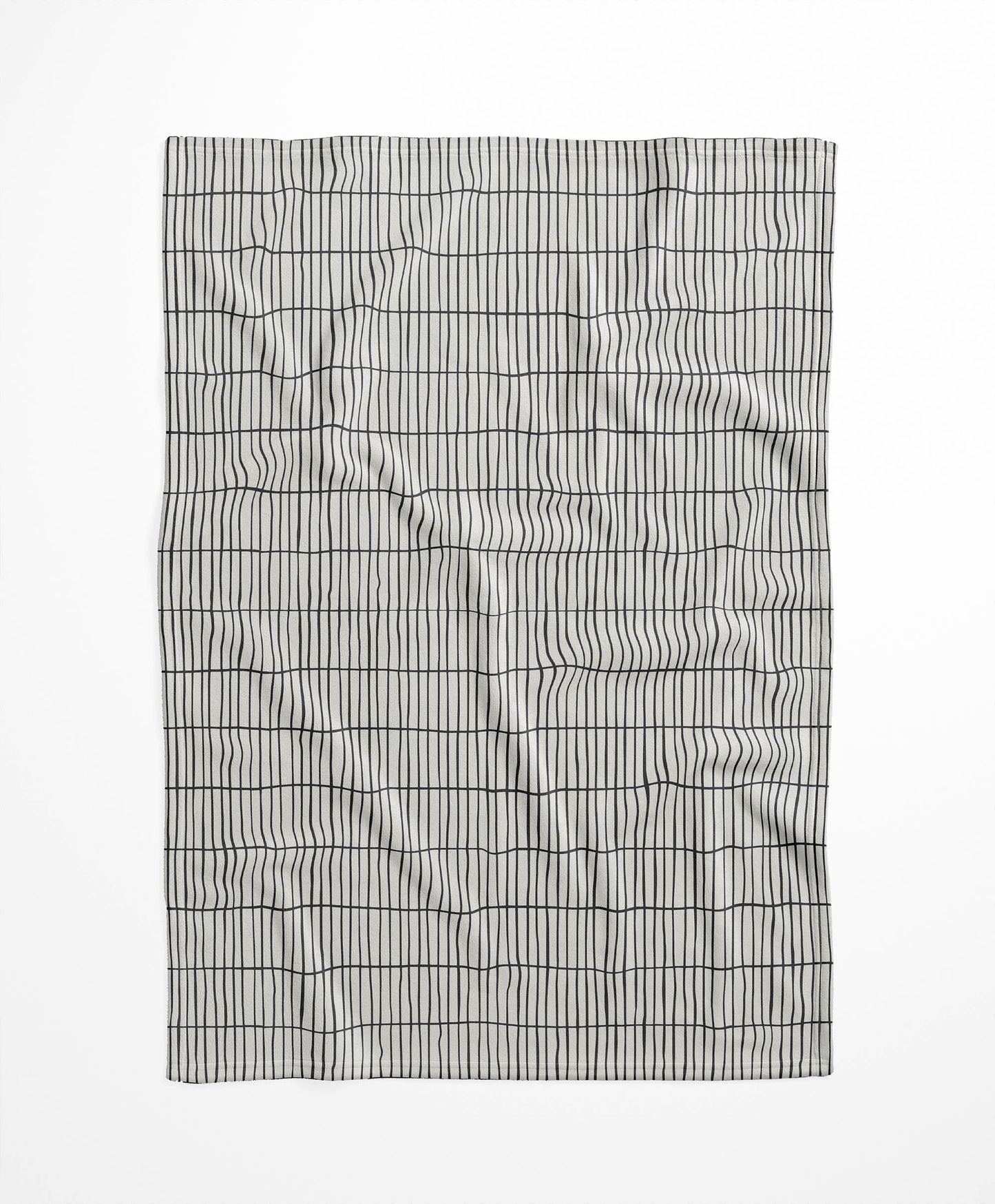 Snow Fence Velveteen Fleece Blanket