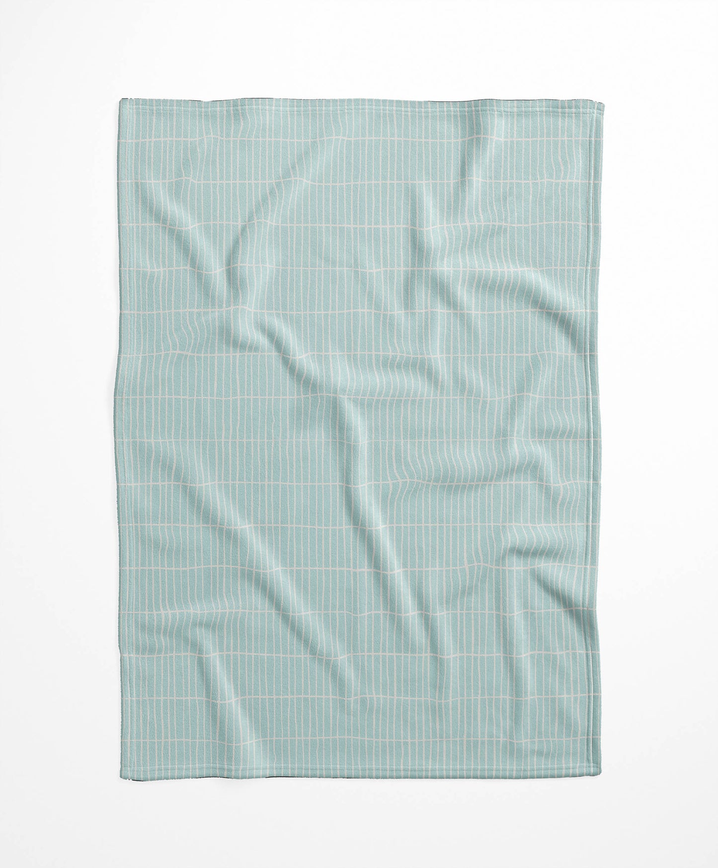 Snow Fence Velveteen Fleece Blanket