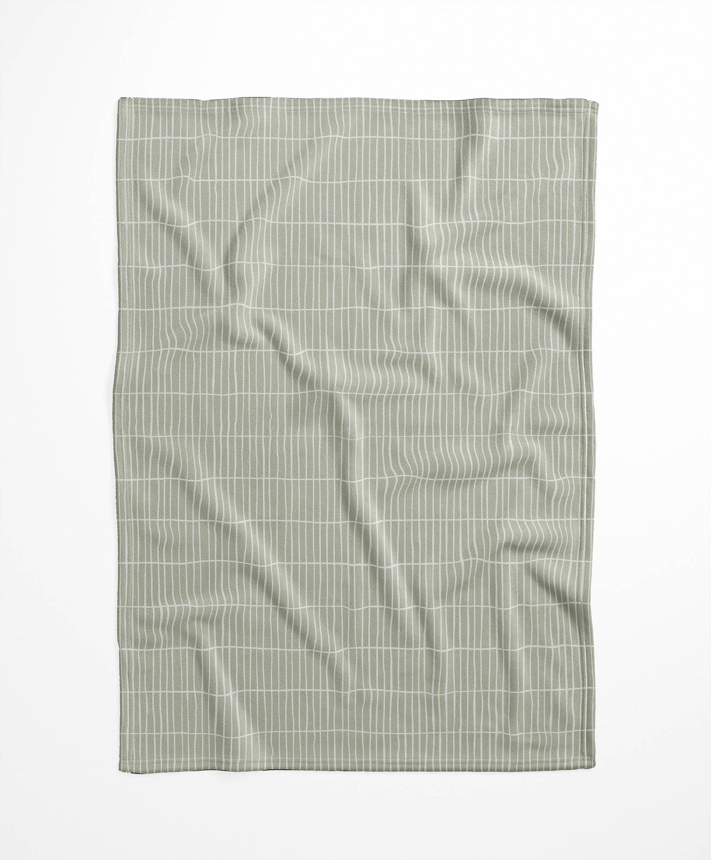 Snow Fence Velveteen Fleece Blanket