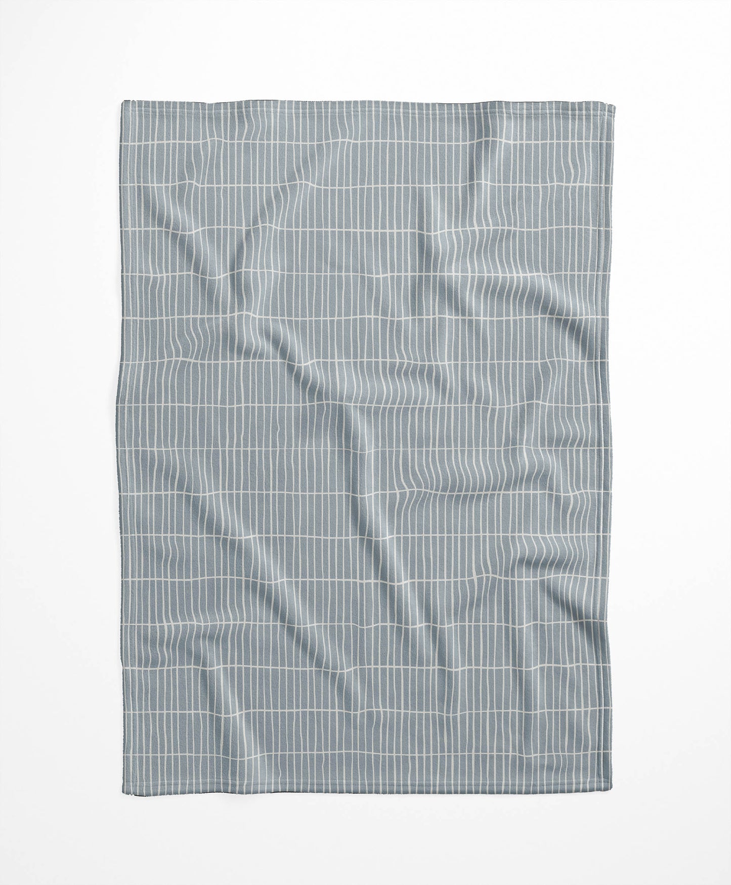 Snow Fence Velveteen Fleece Blanket
