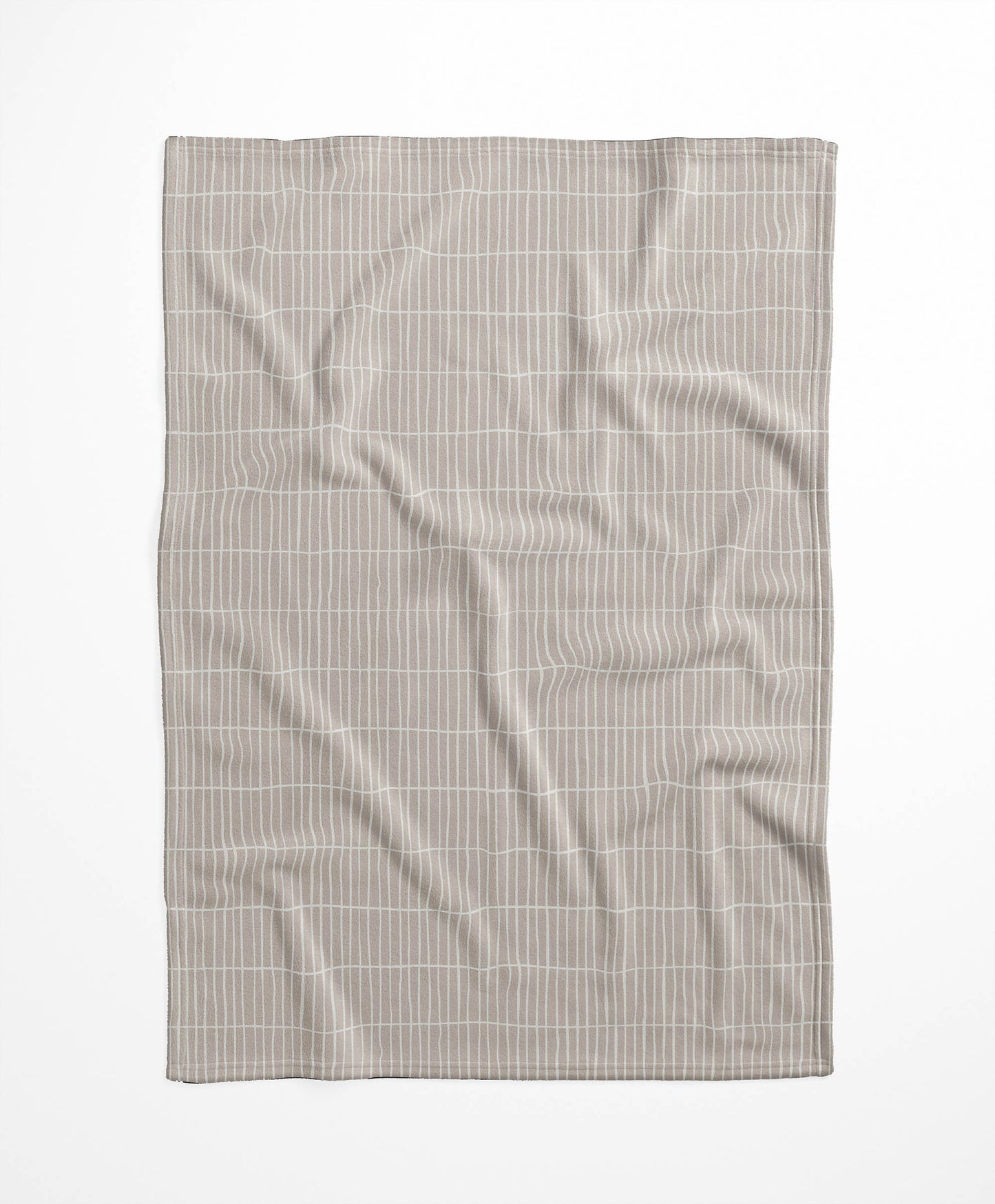 Snow Fence Velveteen Fleece Blanket