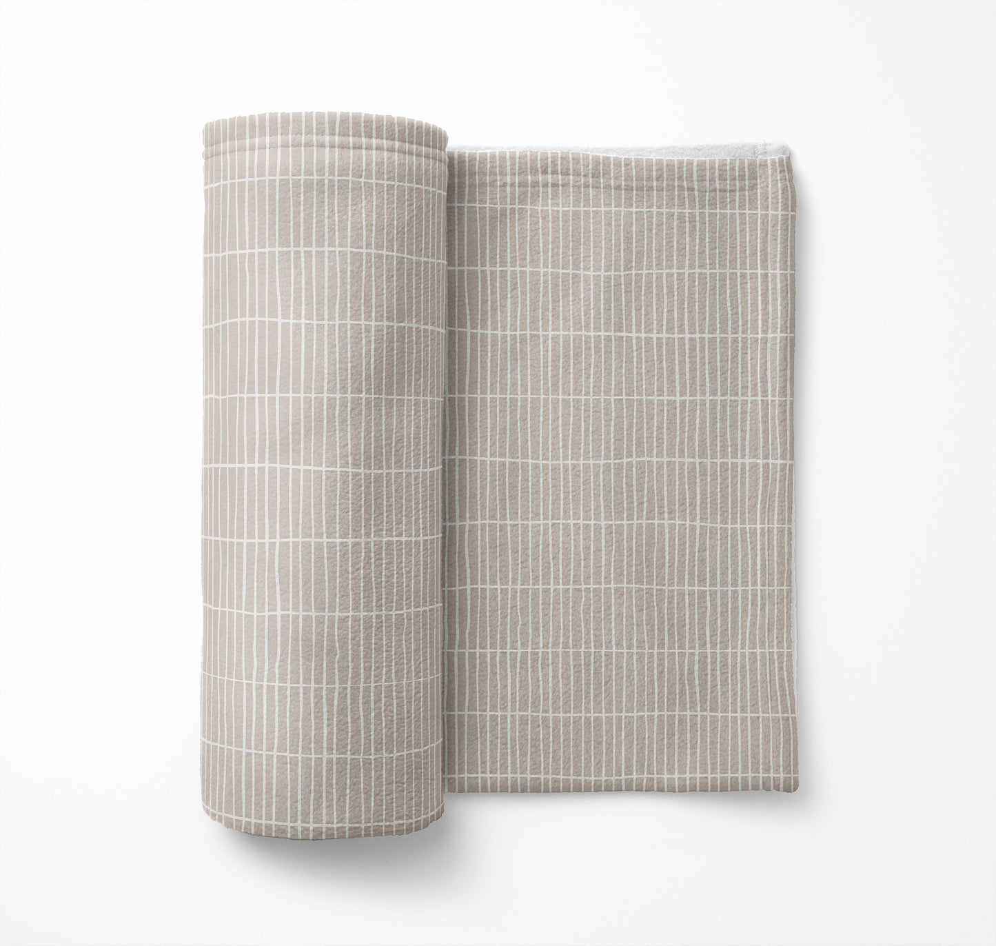 Snow Fence Velveteen Fleece Blanket