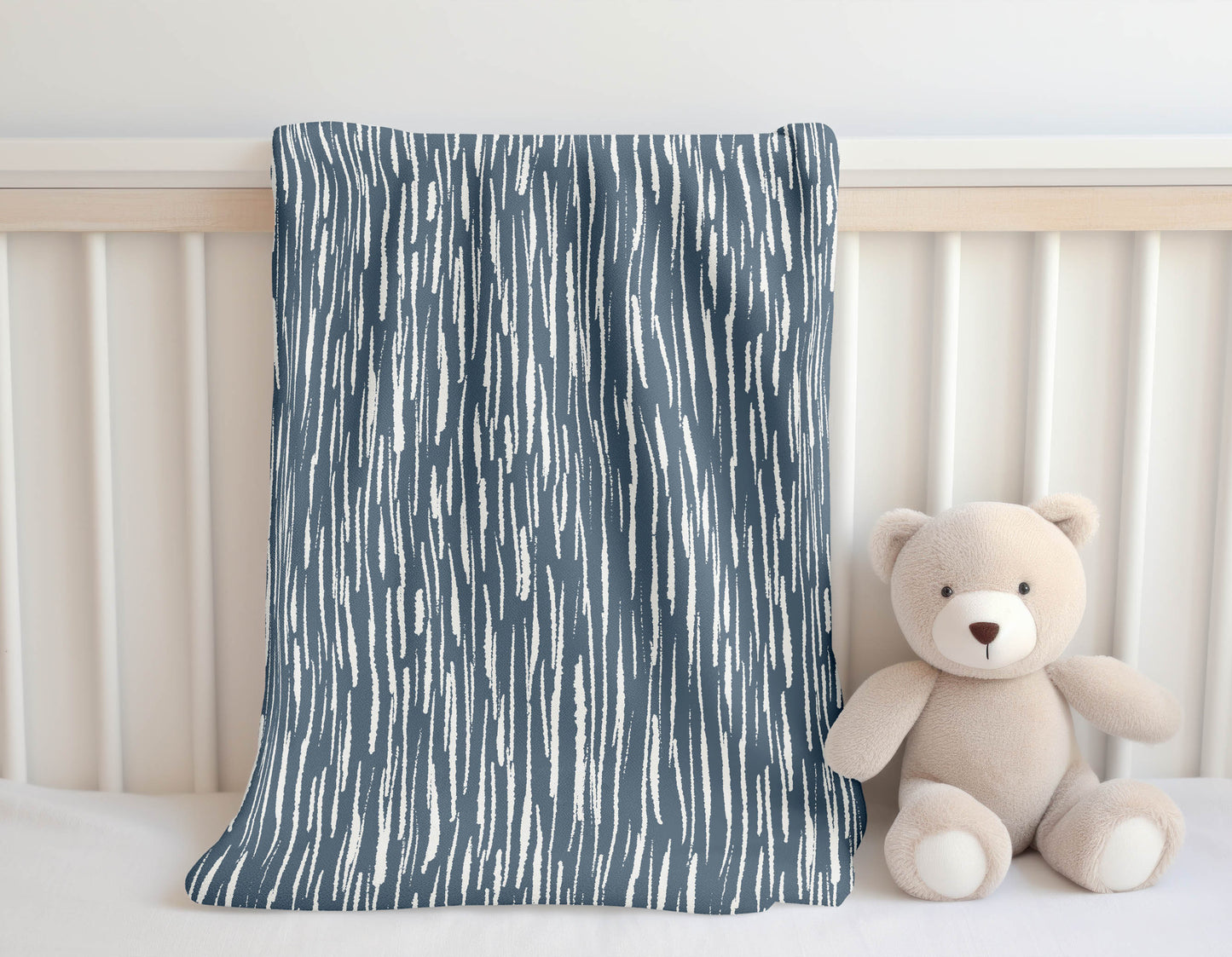 Spectrum Strands Velveteen Fleece Blanket