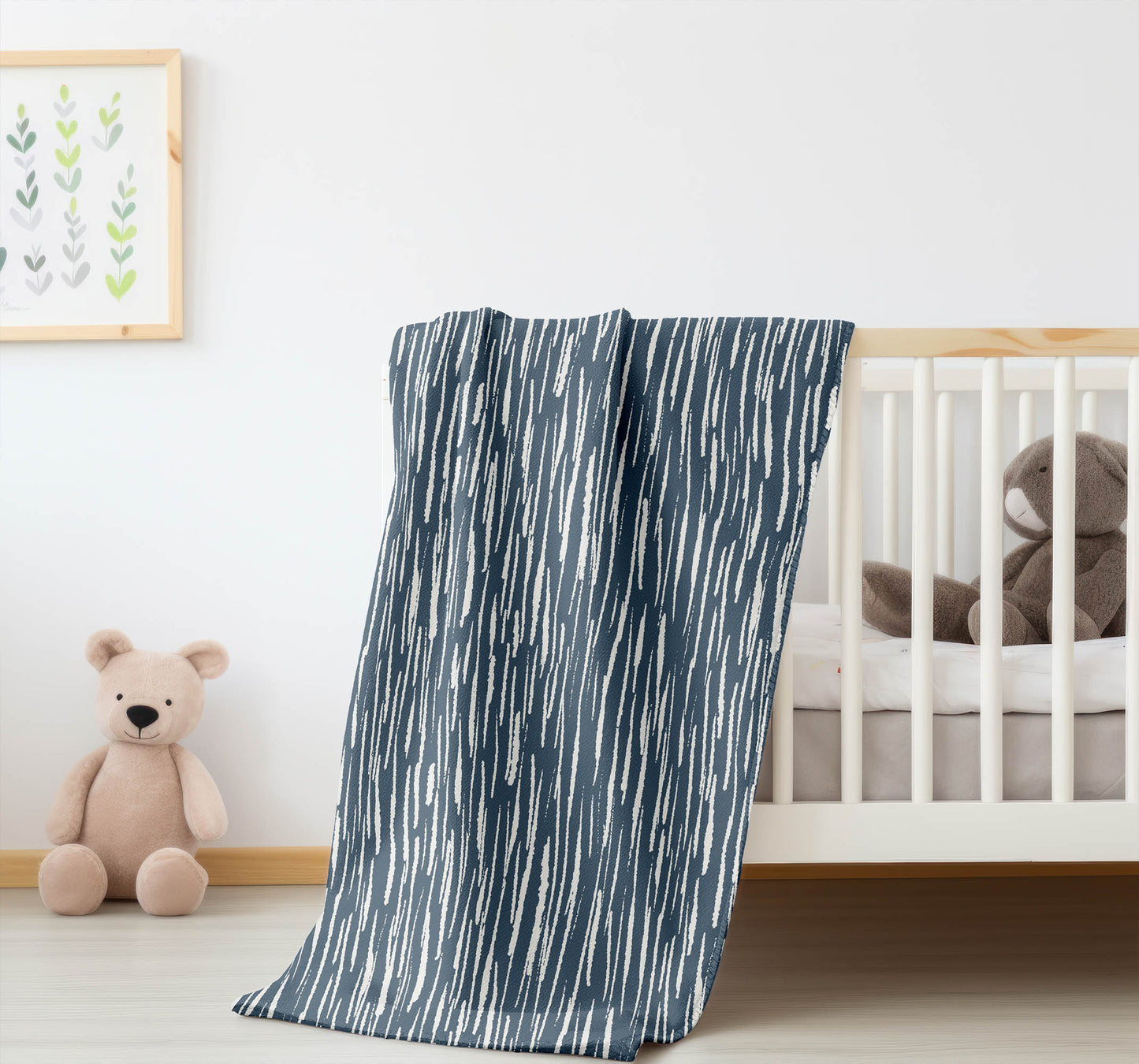 Spectrum Strands Velveteen Fleece Blanket