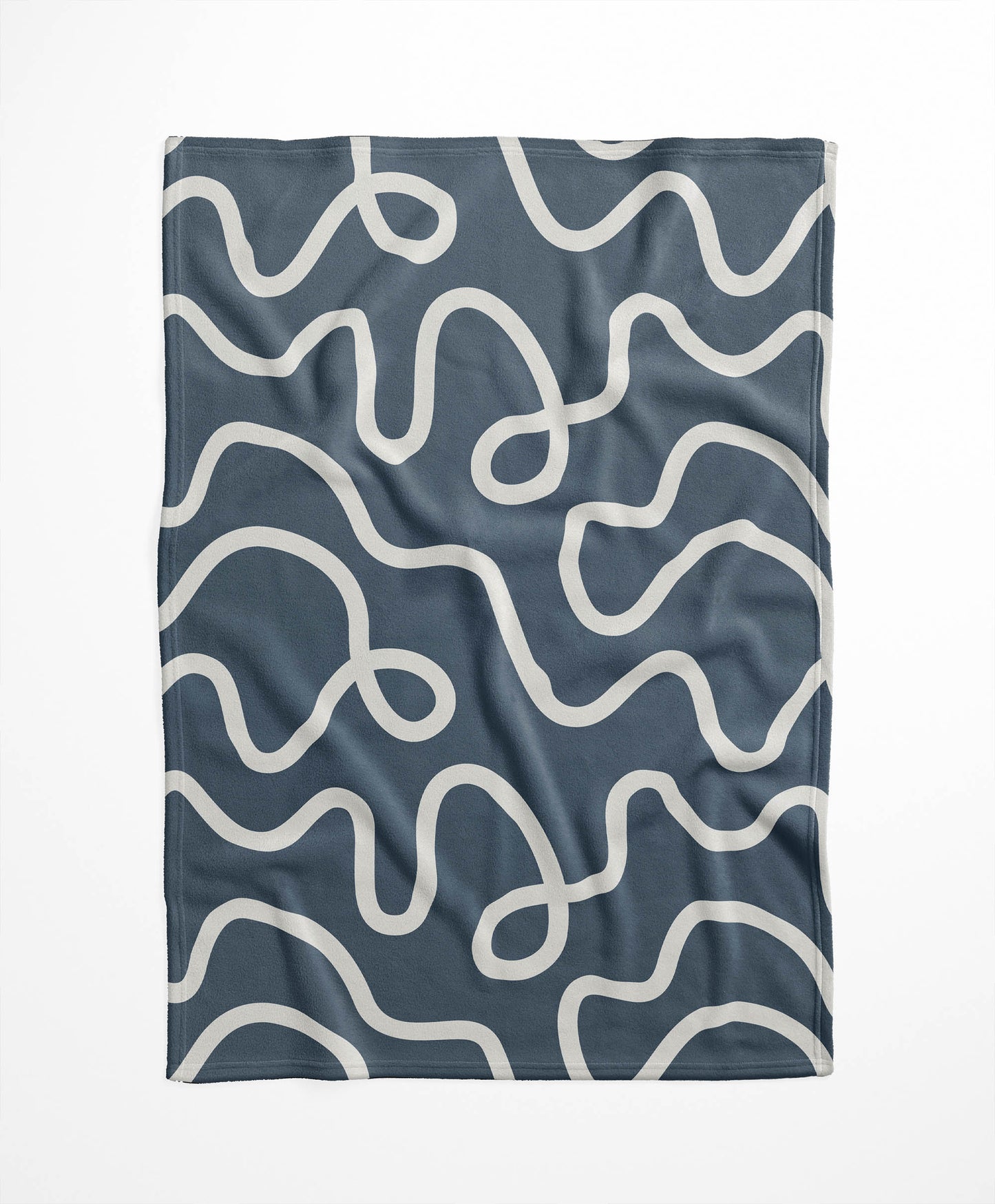 Squig Velveteen Fleece Blanket