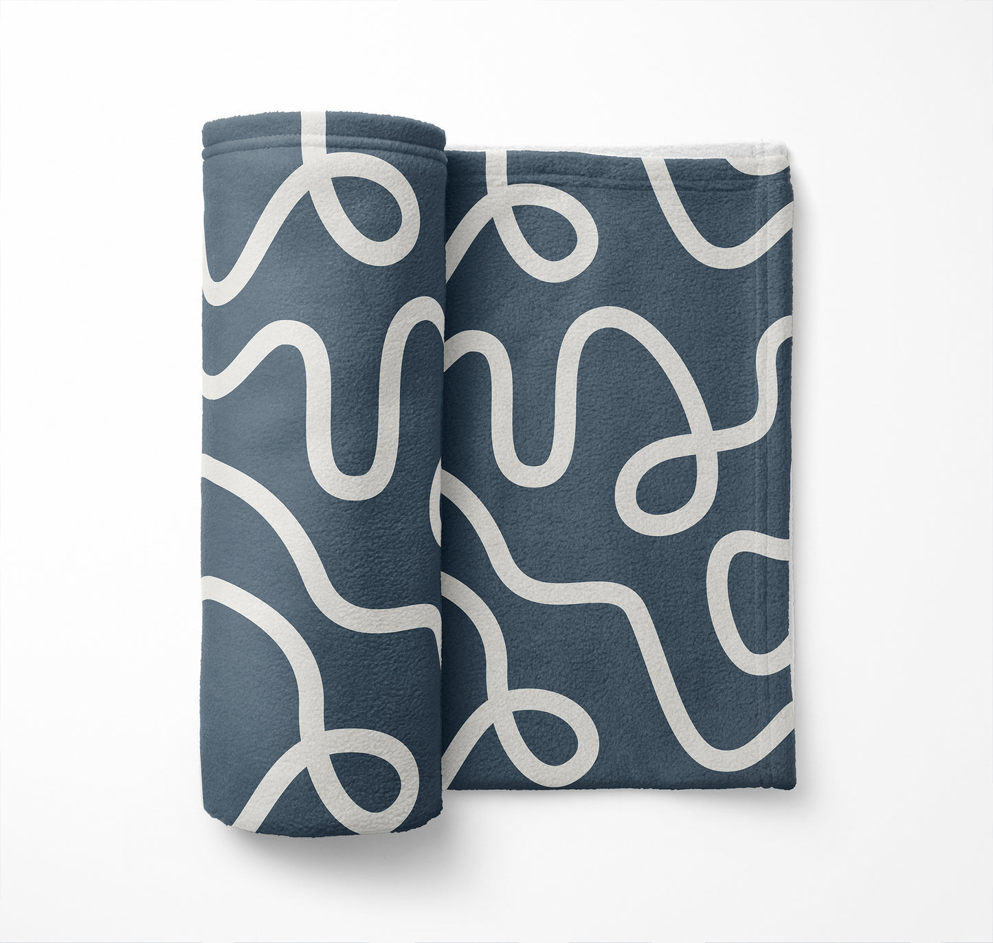 Squig Velveteen Fleece Blanket