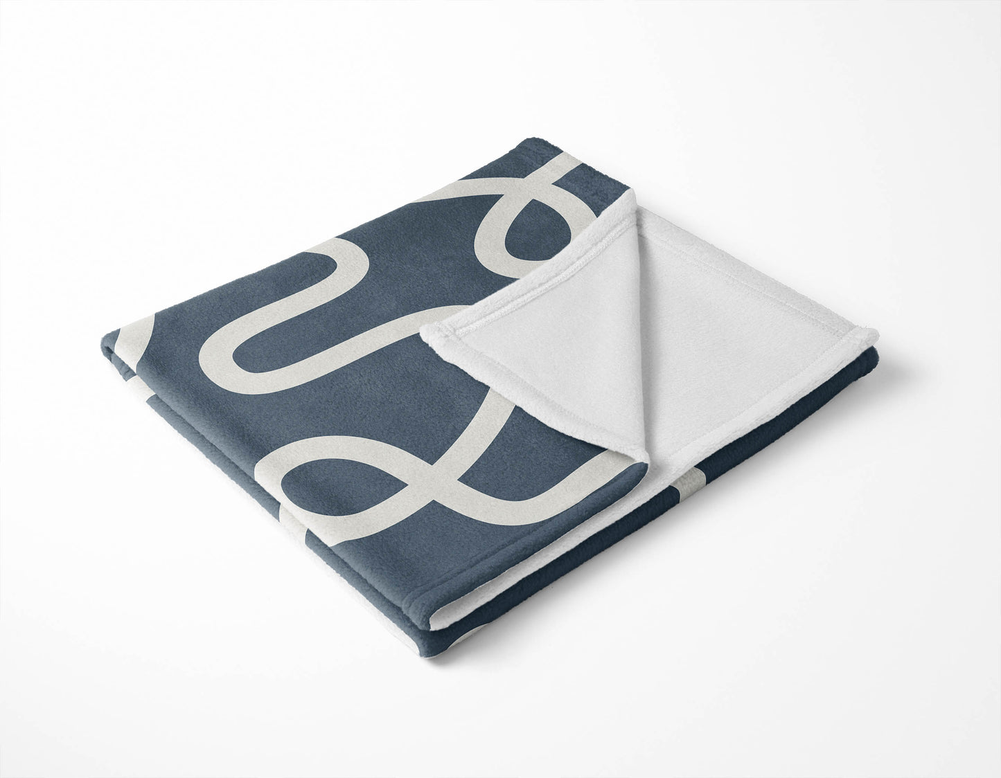 Squig Velveteen Fleece Blanket