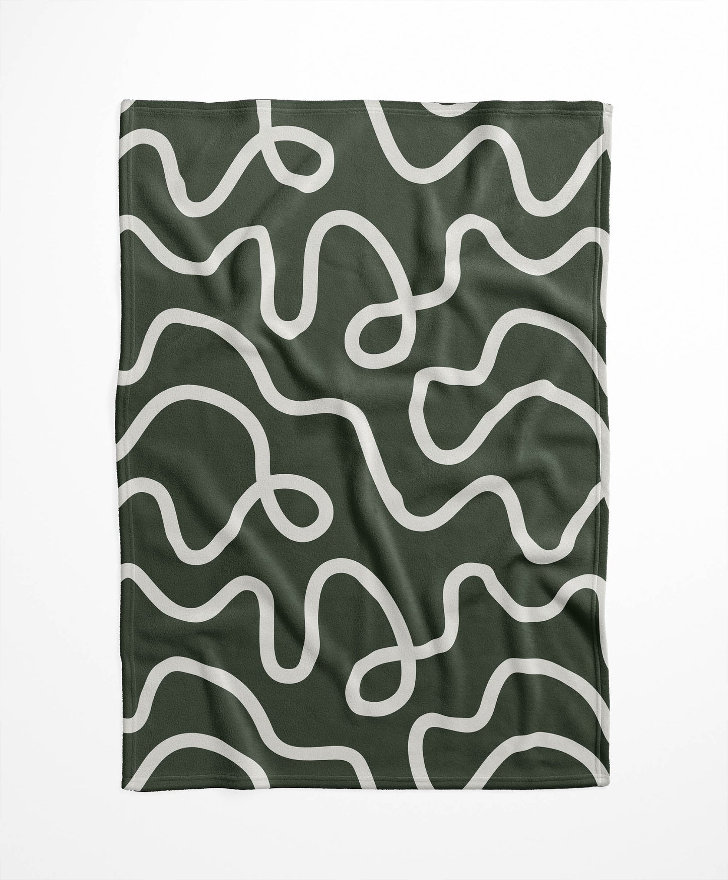 Squig Velveteen Fleece Blanket