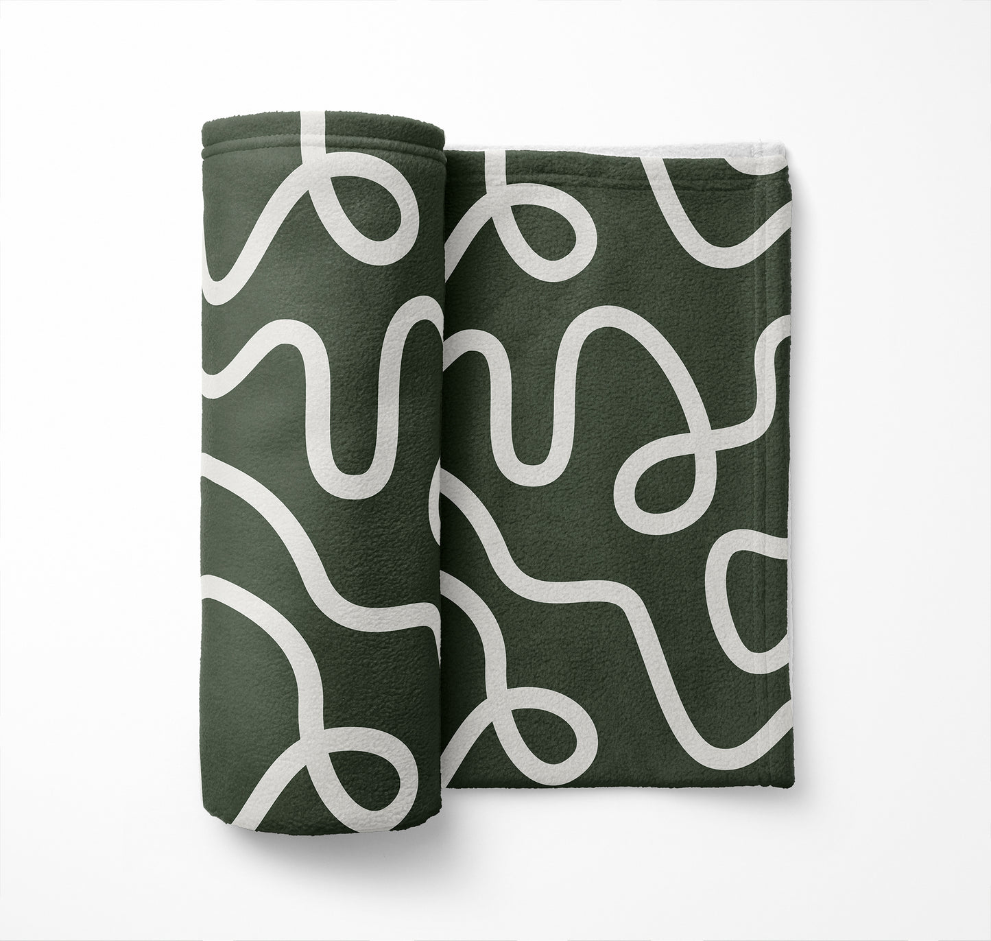 Squig Velveteen Fleece Blanket