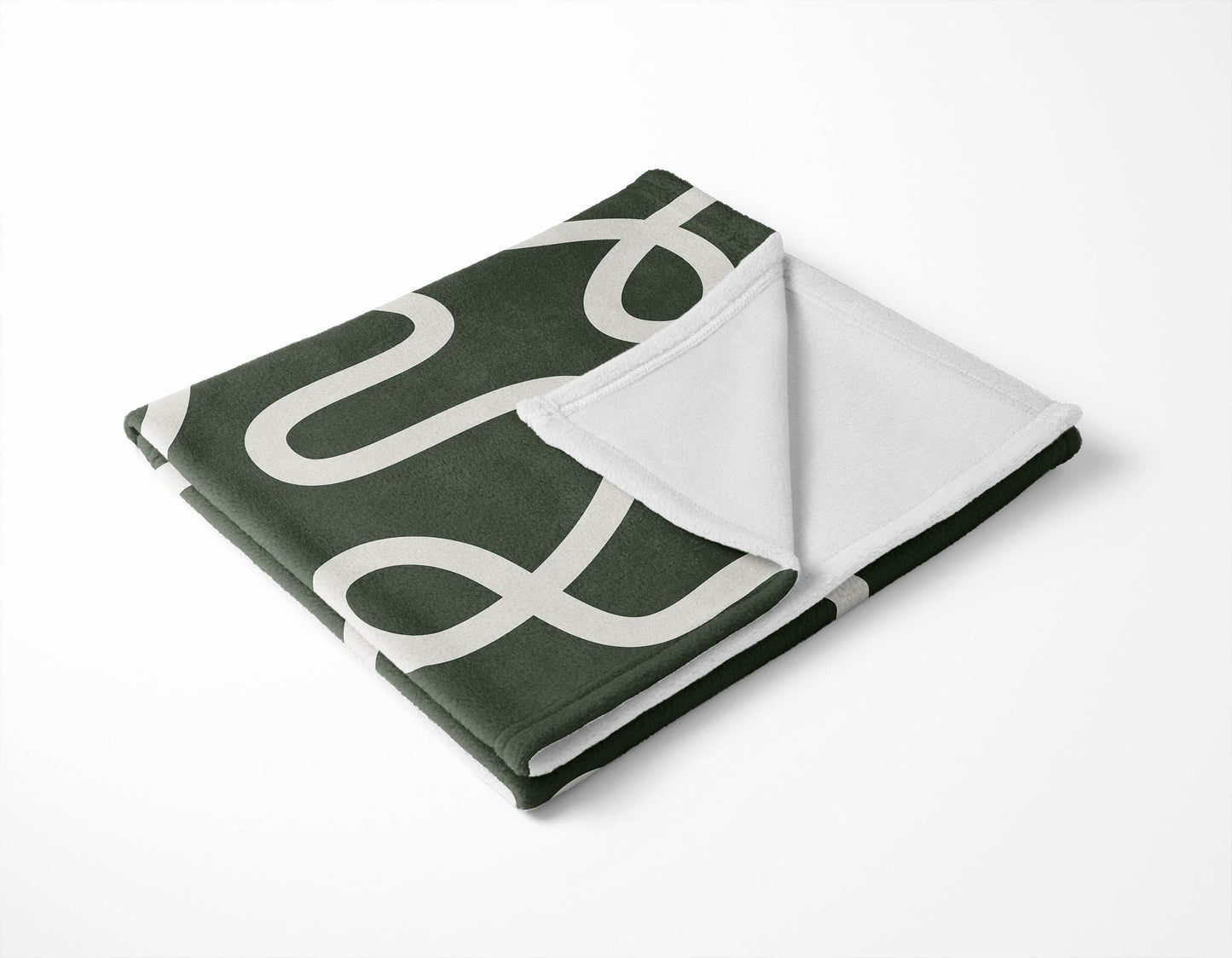 Squig Velveteen Fleece Blanket