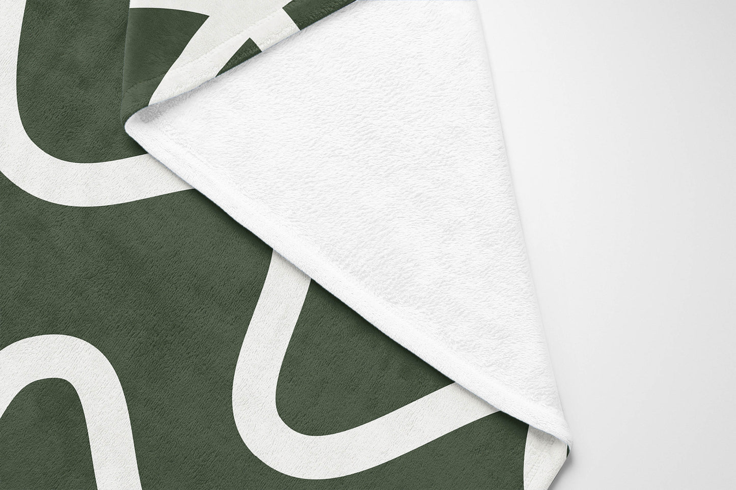 Squig Velveteen Fleece Blanket