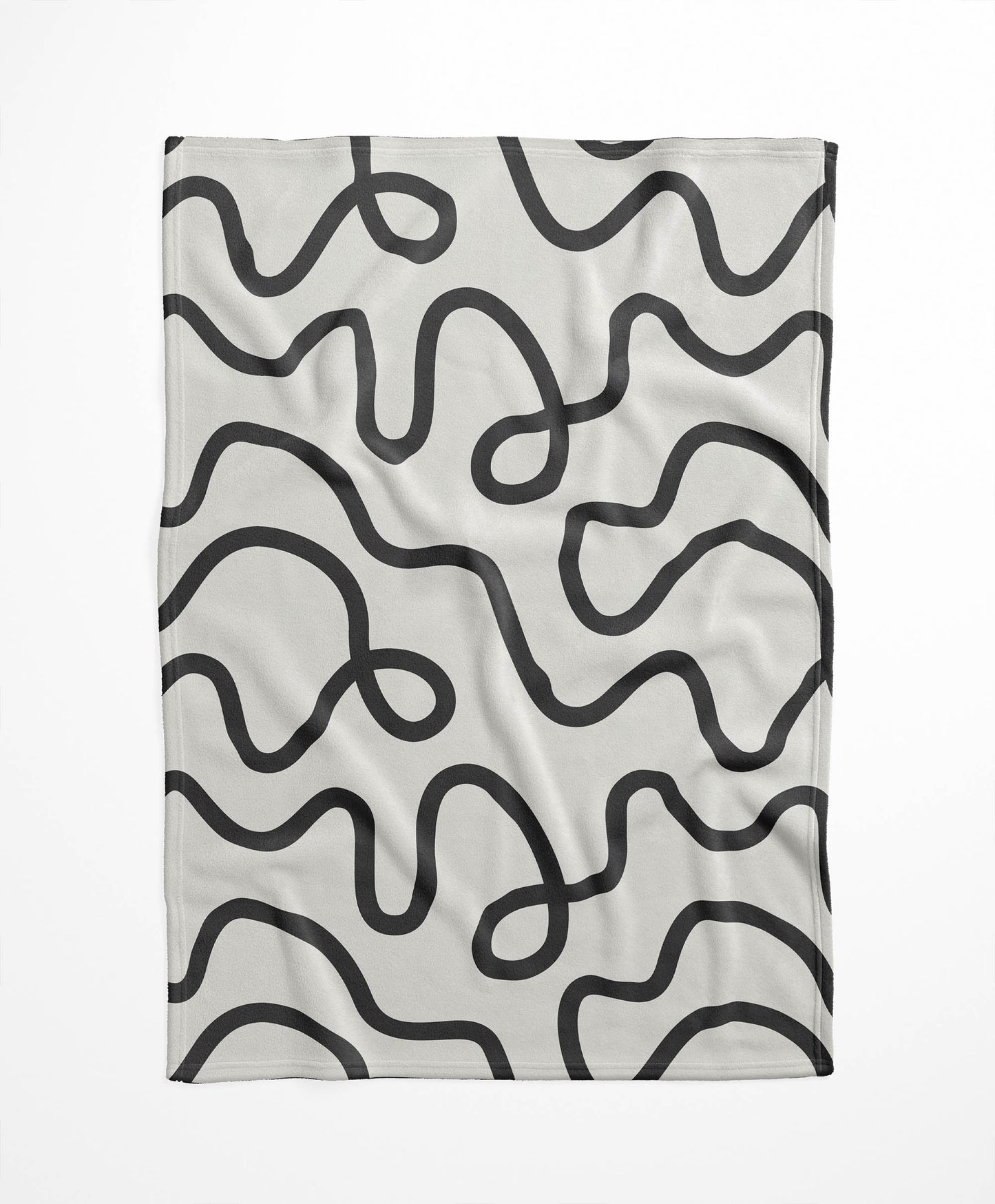 Squig Velveteen Fleece Blanket