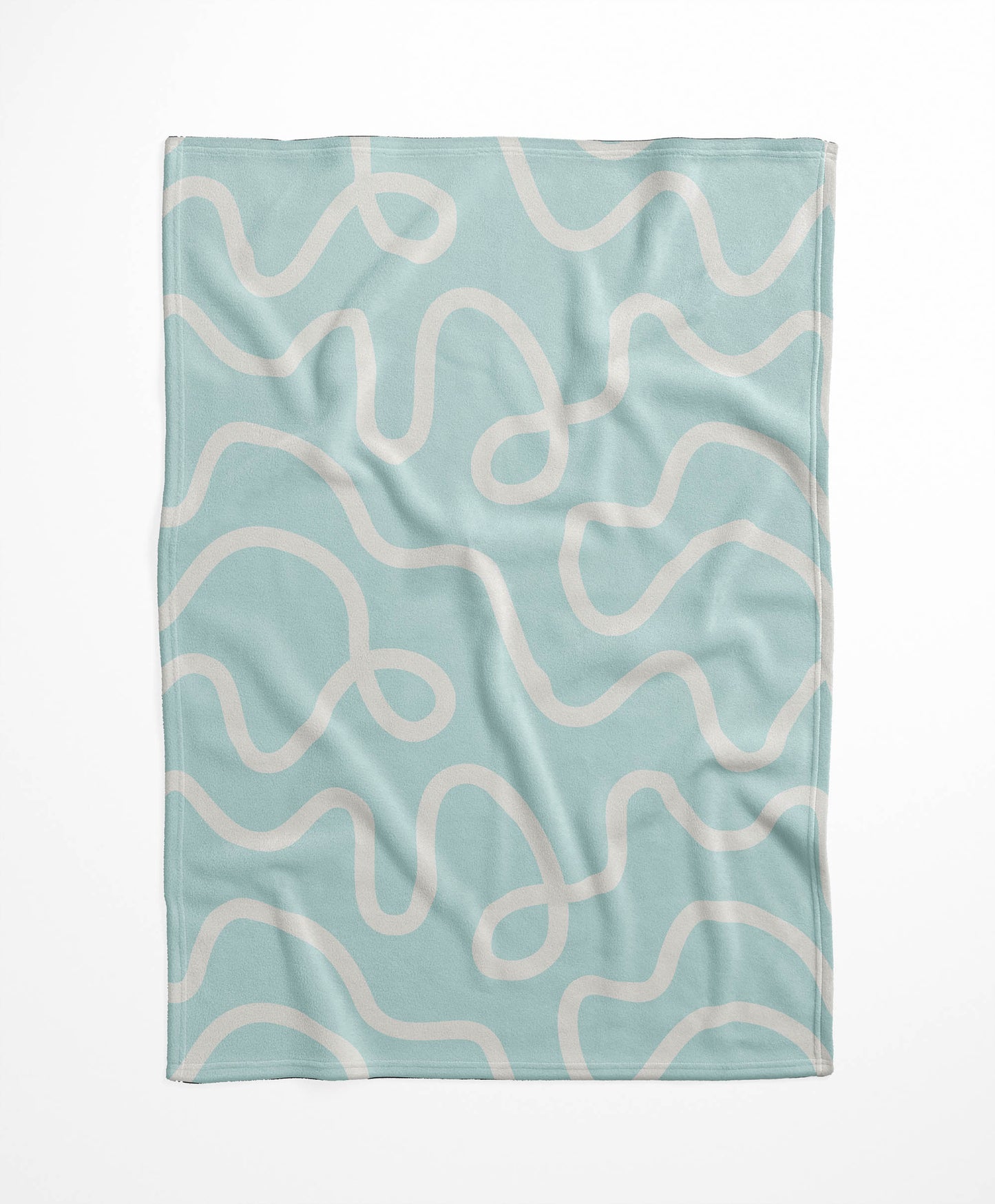 Squig Velveteen Fleece Blanket