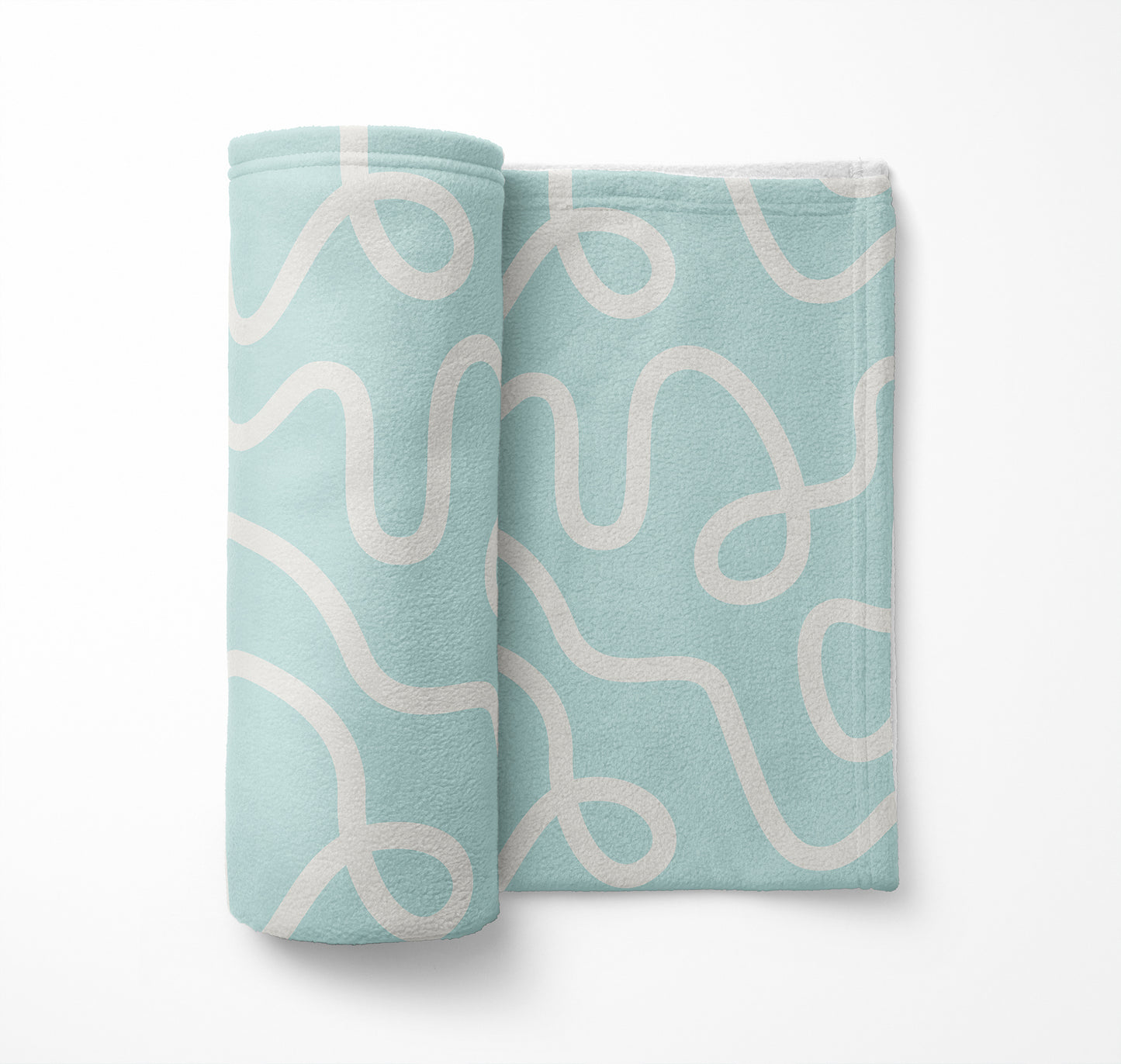 Squig Velveteen Fleece Blanket