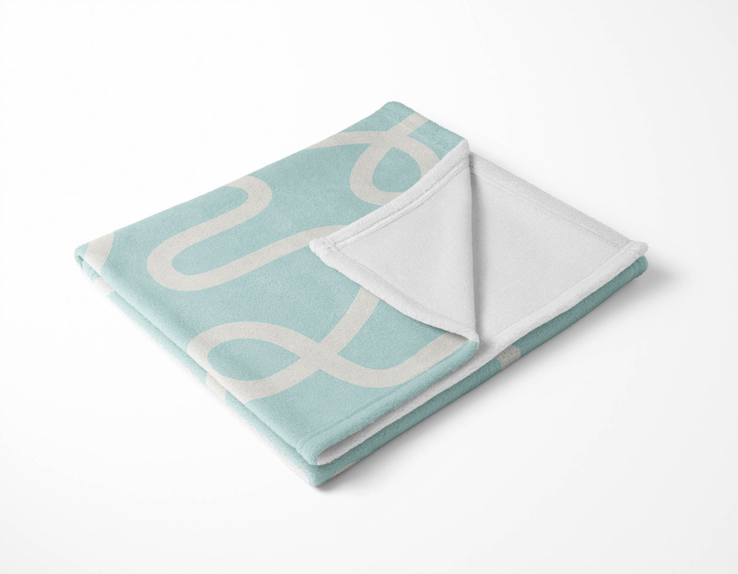 Squig Velveteen Fleece Blanket