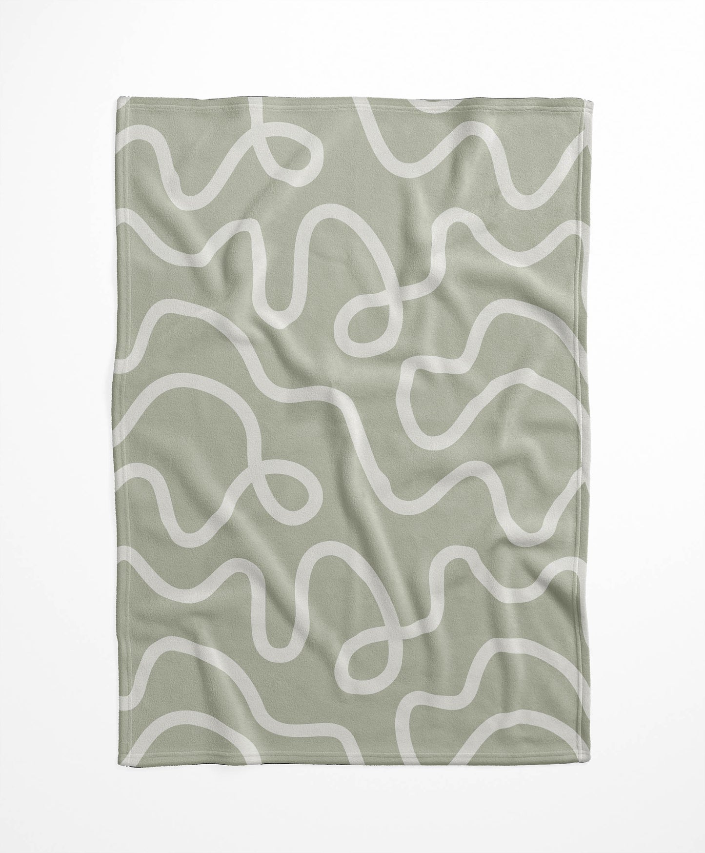 Squig Velveteen Fleece Blanket