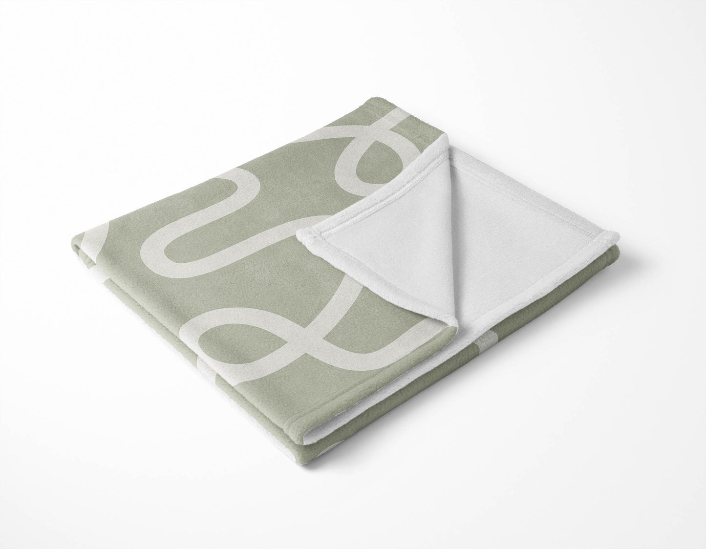 Squig Velveteen Fleece Blanket