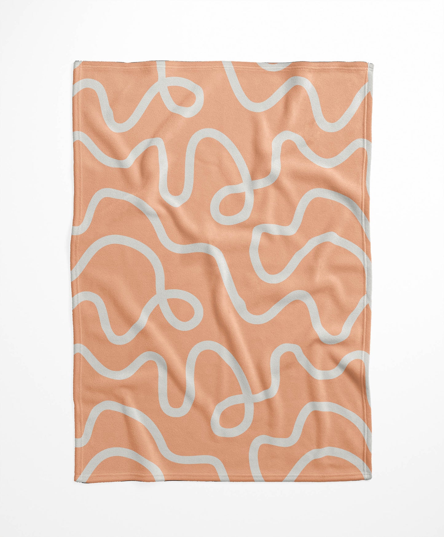 Squig Velveteen Fleece Blanket